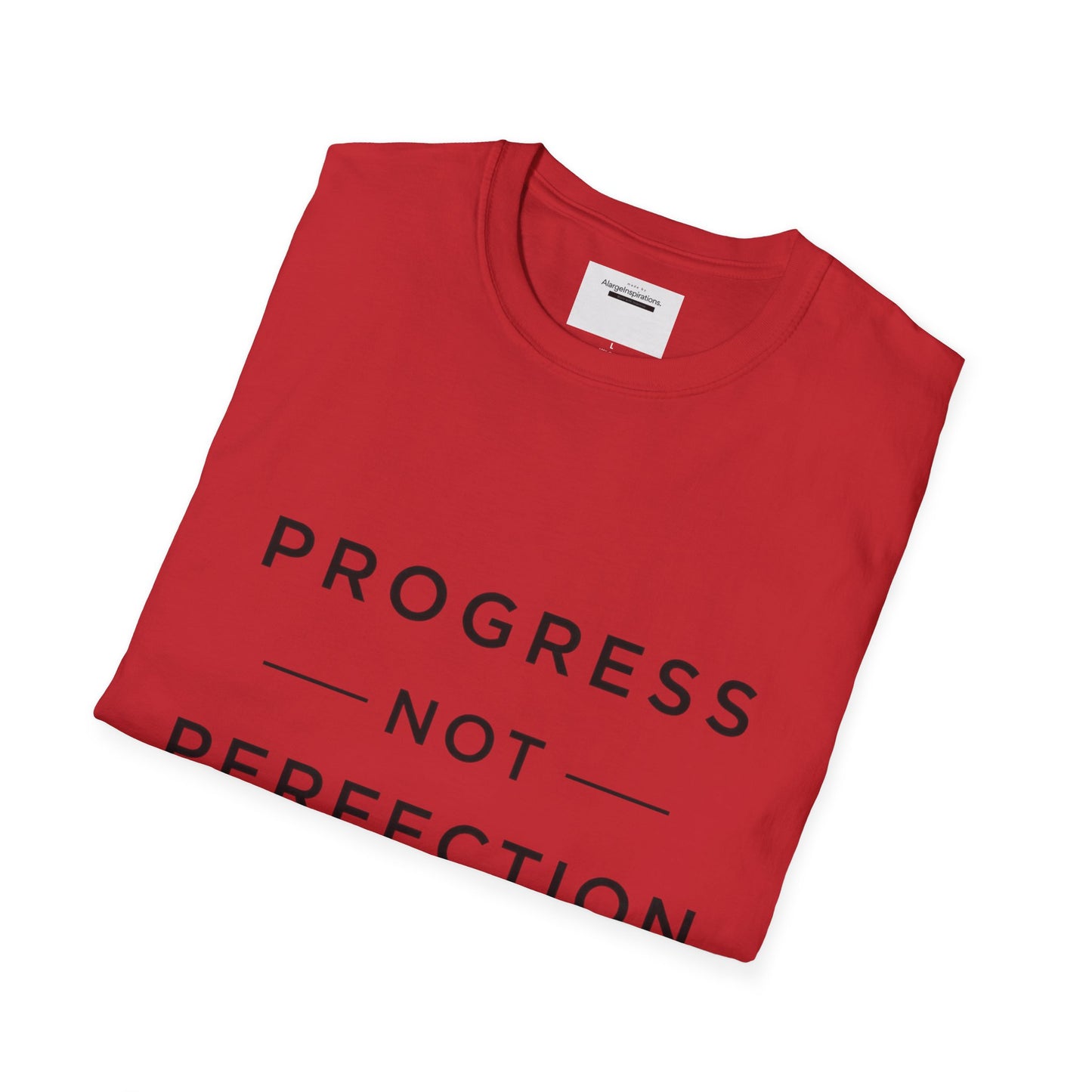 Progress Not Perfection T-Shirt | Sarcastic Motivational Tee | Anti Perfectionism Humor | Real Life Motivation Shirt |Relatable Quote Tee