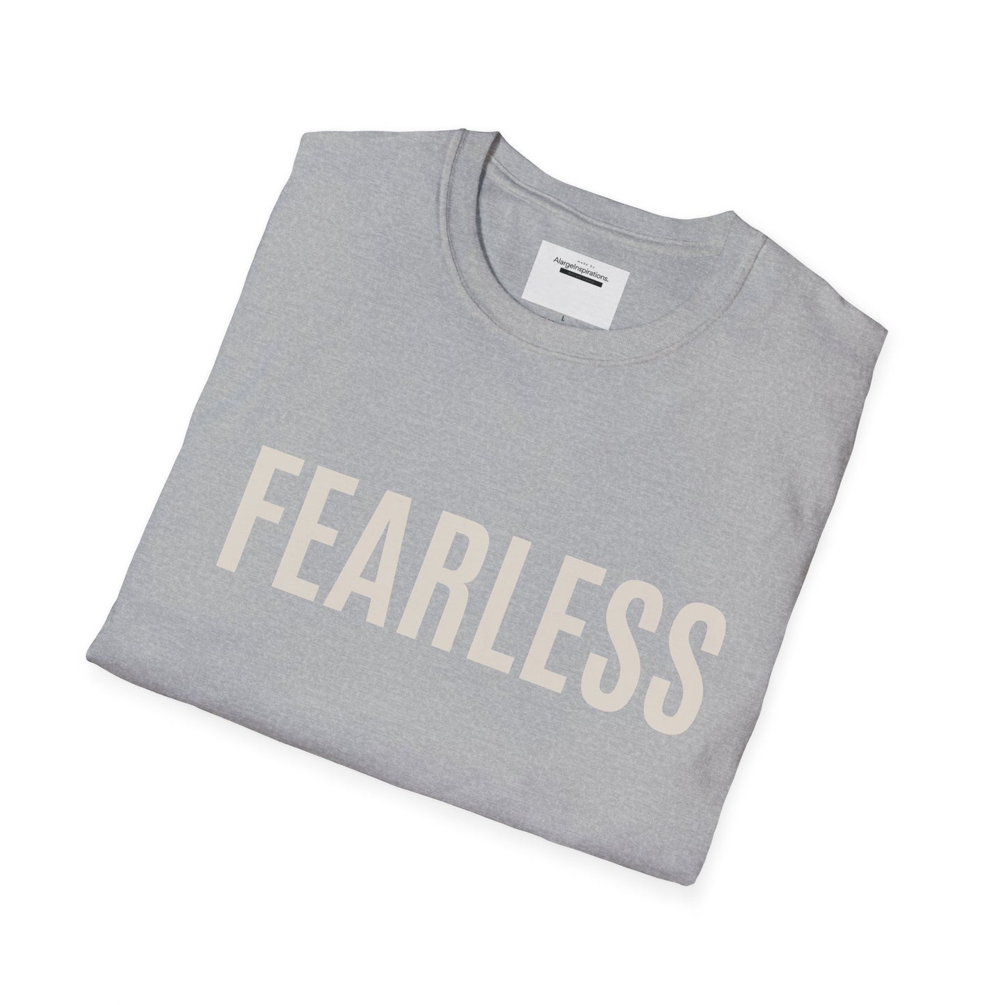 Fearless Christian Shirt | Faith Inspired TShirt for Women & Men | Bible Verse Courage Tee | Bold Minimalist Streetwear | Spiritual Gift