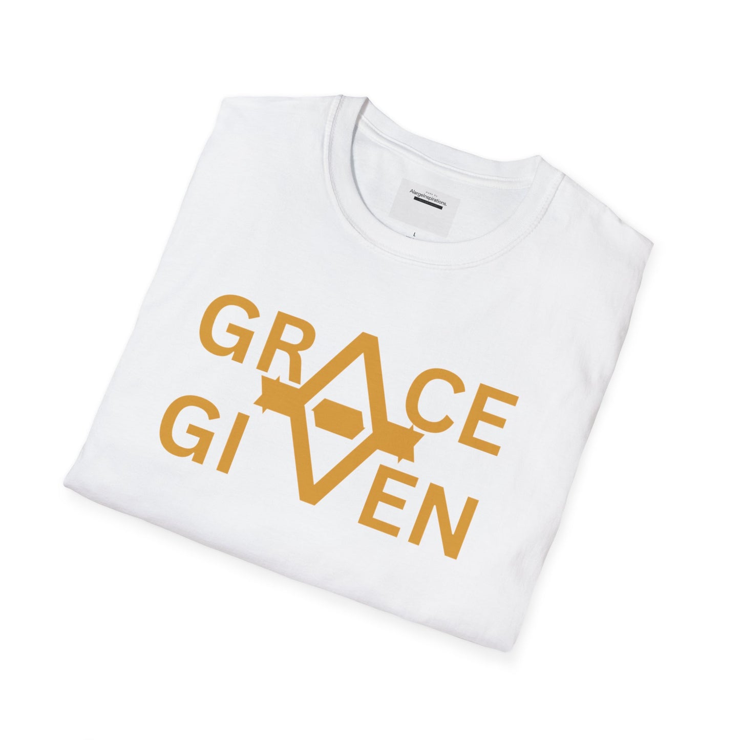 Inspirational Grace Given T-Shirt, Unisex Tee, Positive Affirmation Shirt, Spiritual Apparel,Minimalist Spiritual Apparel,Faith Inspired Tee