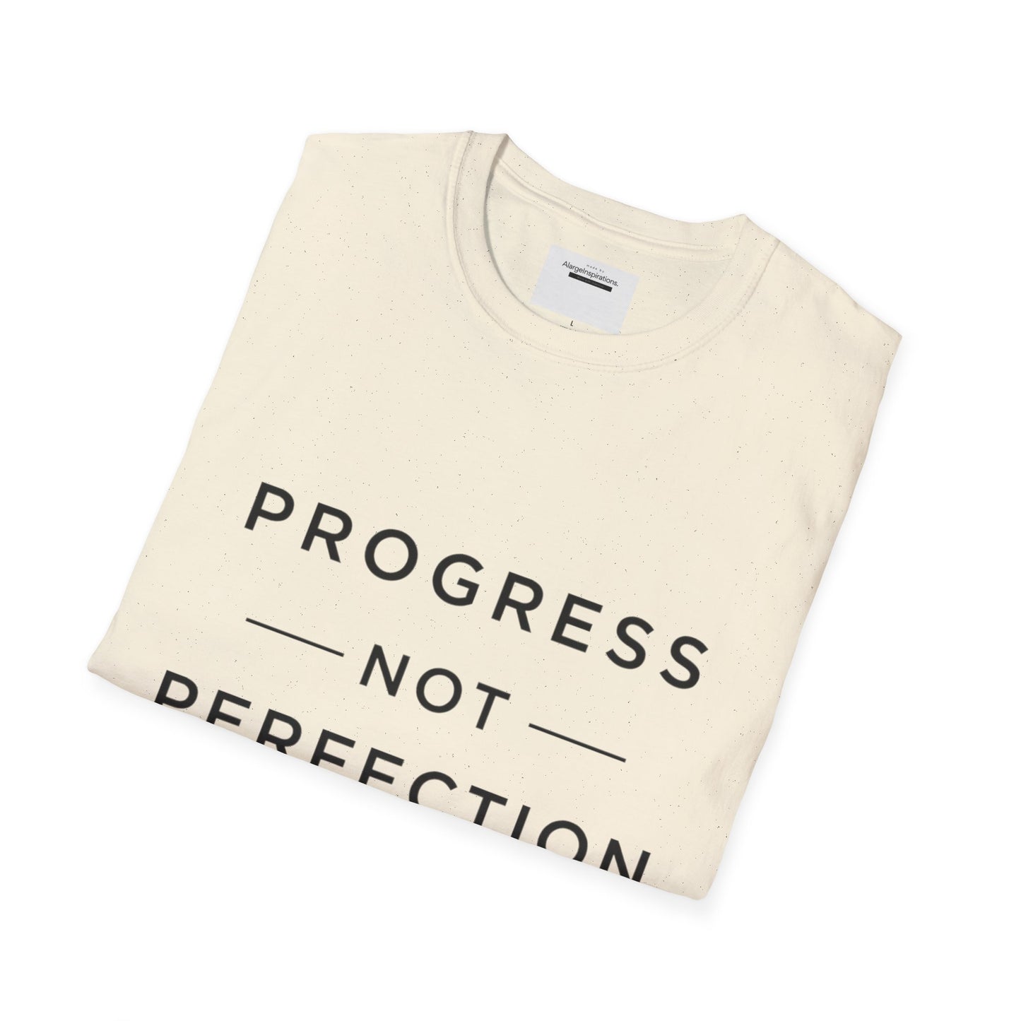 Progress Not Perfection T-Shirt | Sarcastic Motivational Tee | Anti Perfectionism Humor | Real Life Motivation Shirt |Relatable Quote Tee
