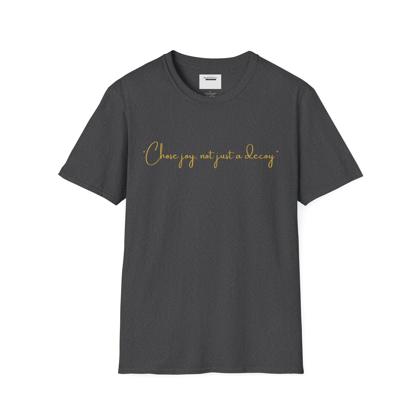Inspirational Quote T-Shirt, Motivational Tee, Gift for Her, Casual Wear, Affirmation Shirt, Birthday Present, Simple Word-Only Typography
