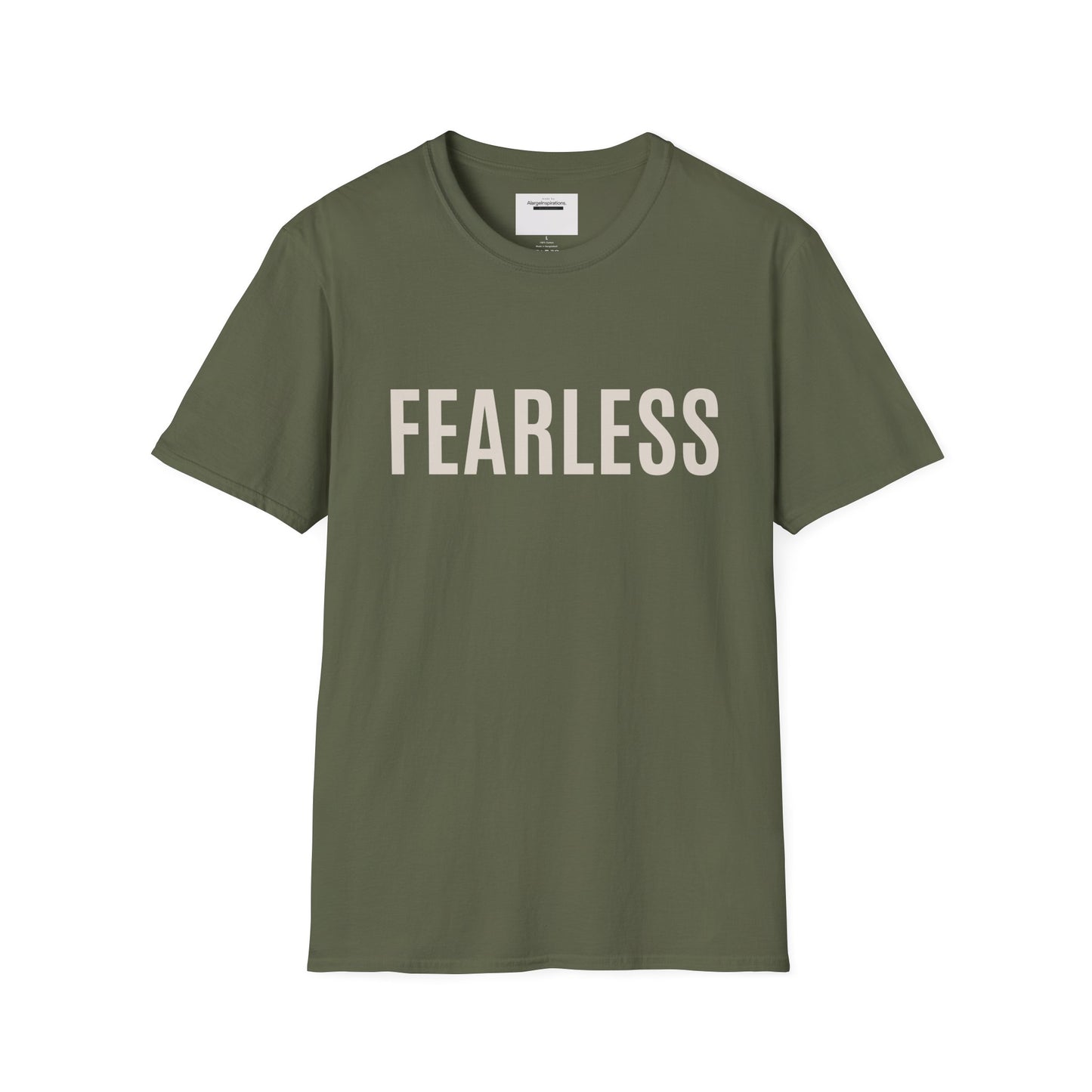 Fearless Christian Shirt | Faith Inspired TShirt for Women & Men | Bible Verse Courage Tee | Bold Minimalist Streetwear | Spiritual Gift
