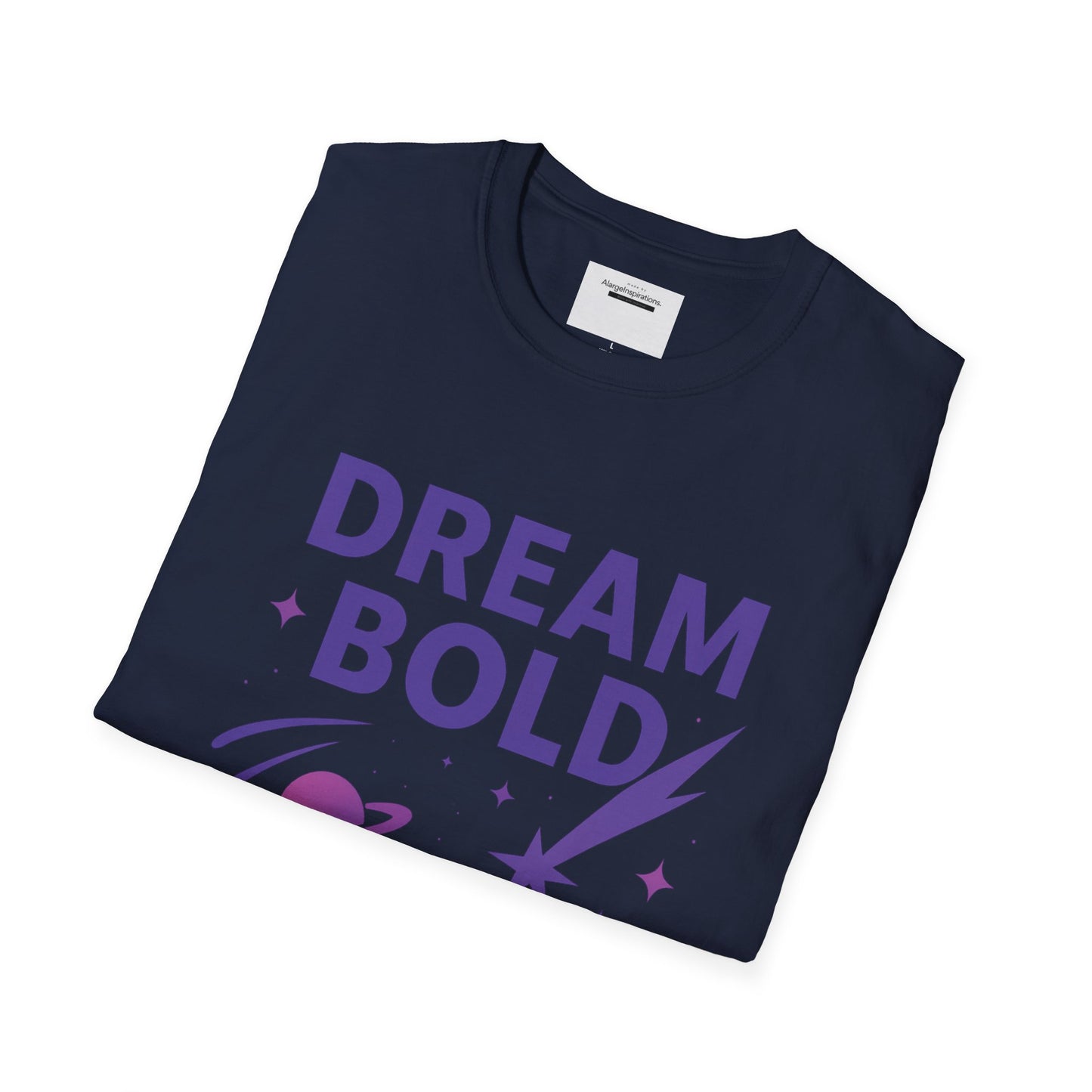 Dream Bold Watch Life Unfold Shirt | Galaxy Shooting Stars Tee, Cosmic Motivation Quote, Inspirational Space GraphicT-Shirt, Space Quote Tee