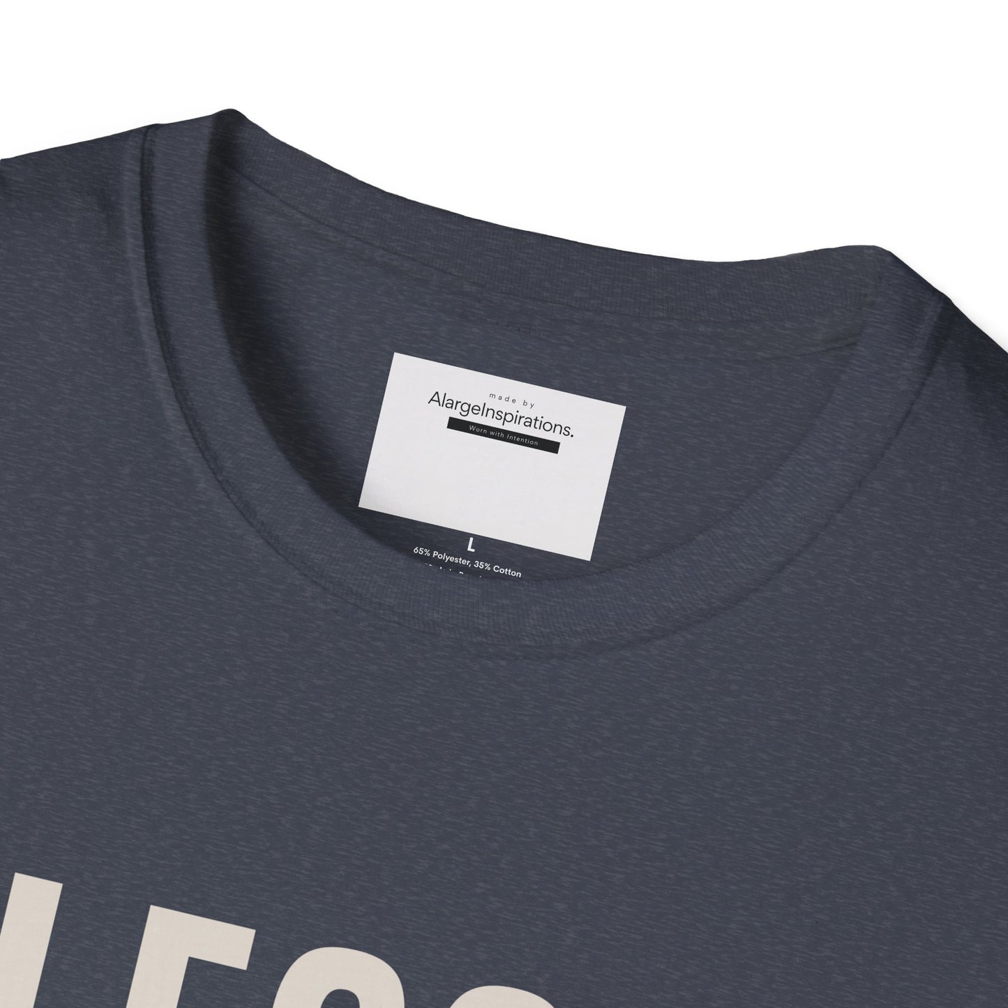 Blessed T-Shirt | Minimal Faith Typography Tee | Christian Inspirational Shirt | Simple Word T Shirt