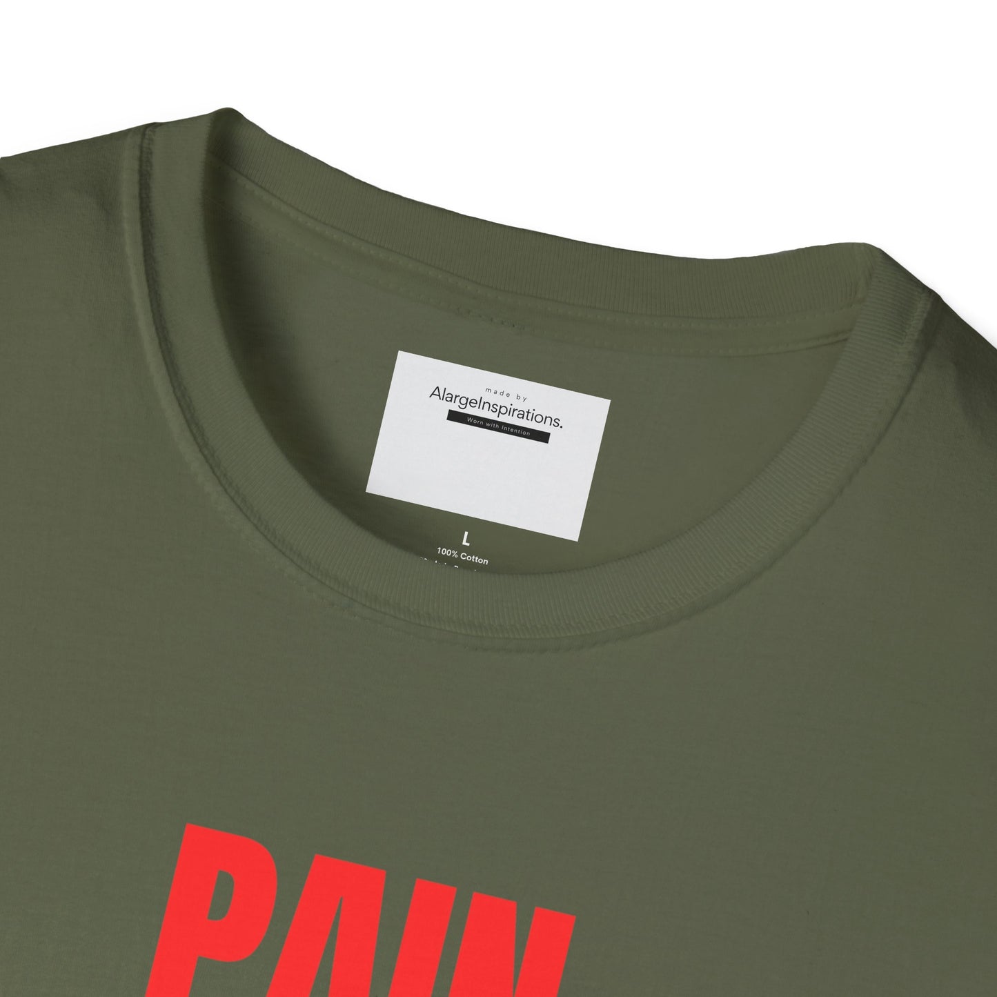Inspirational Quote T-Shirt - Pain Births Purpose Purpose Fuels Dreams, Motivational Casual Wear, Gift for Dreamers, Positive Vibes Apparel
