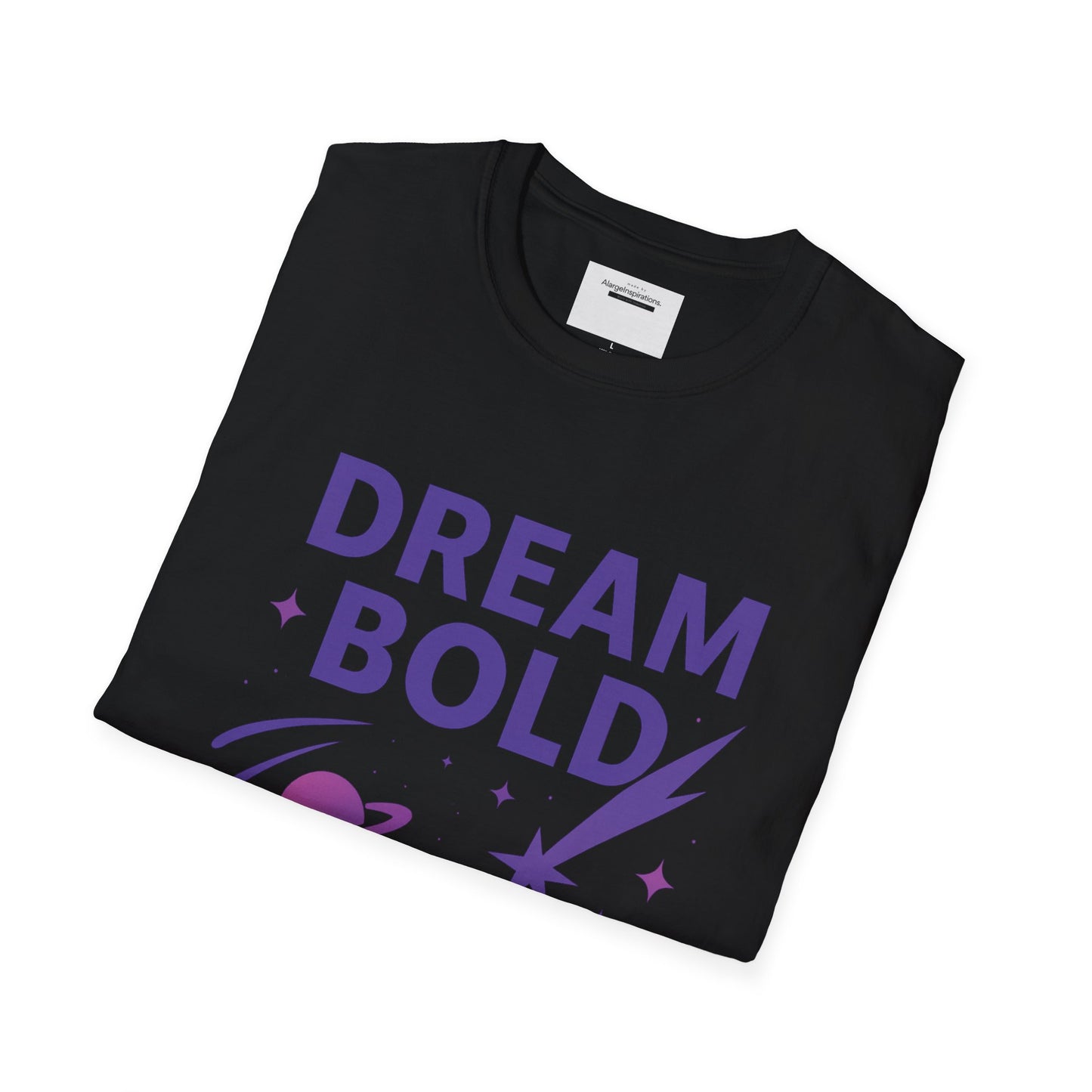 Dream Bold Watch Life Unfold Shirt | Galaxy Shooting Stars Tee, Cosmic Motivation Quote, Inspirational Space GraphicT-Shirt, Space Quote Tee
