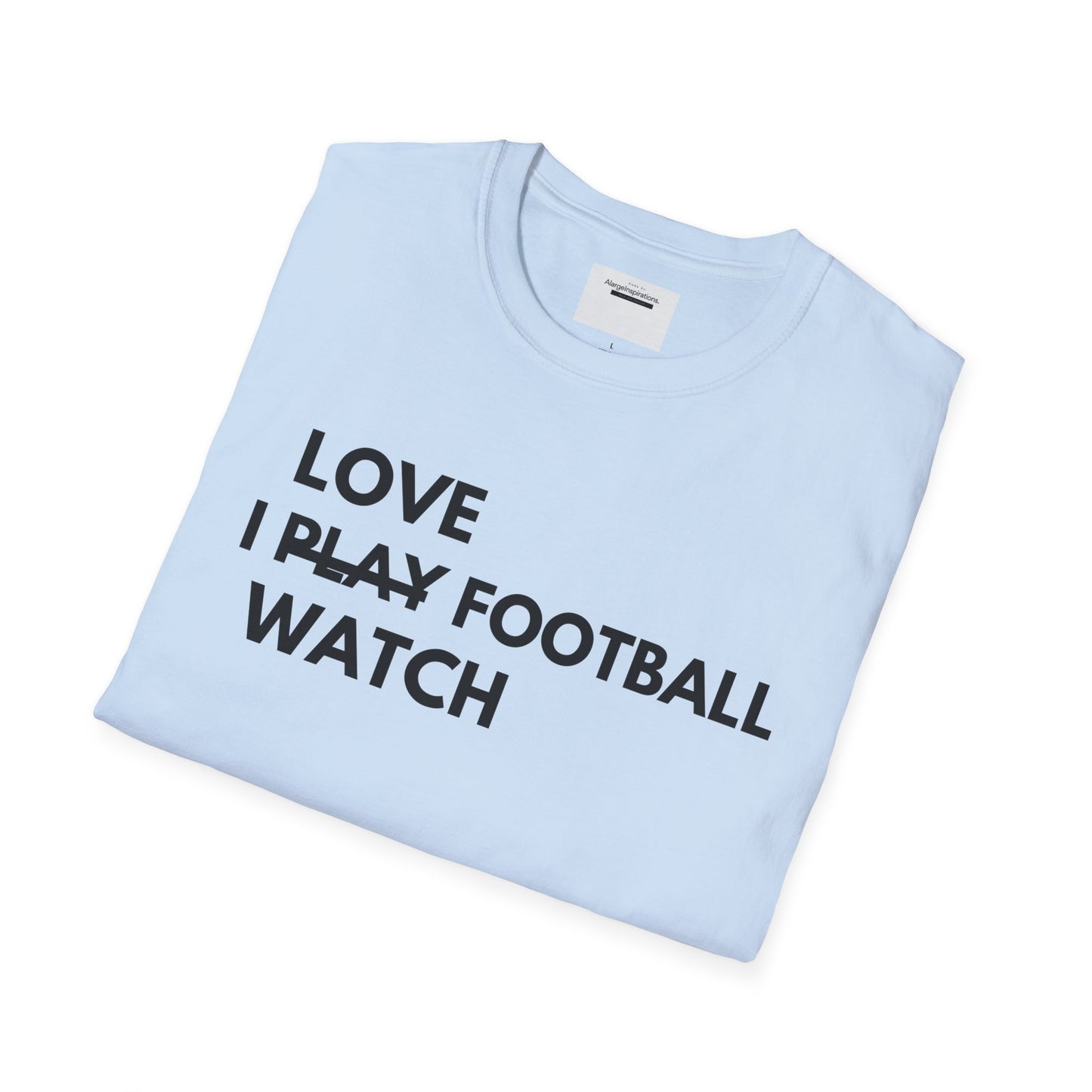 Unisex Sports Love T-Shirt, Sports Fan Tee, Gift for Soccer Lovers, Casual Wear, Game Day Top,Game Day tee, Gift for Football Fans, Golf Tee