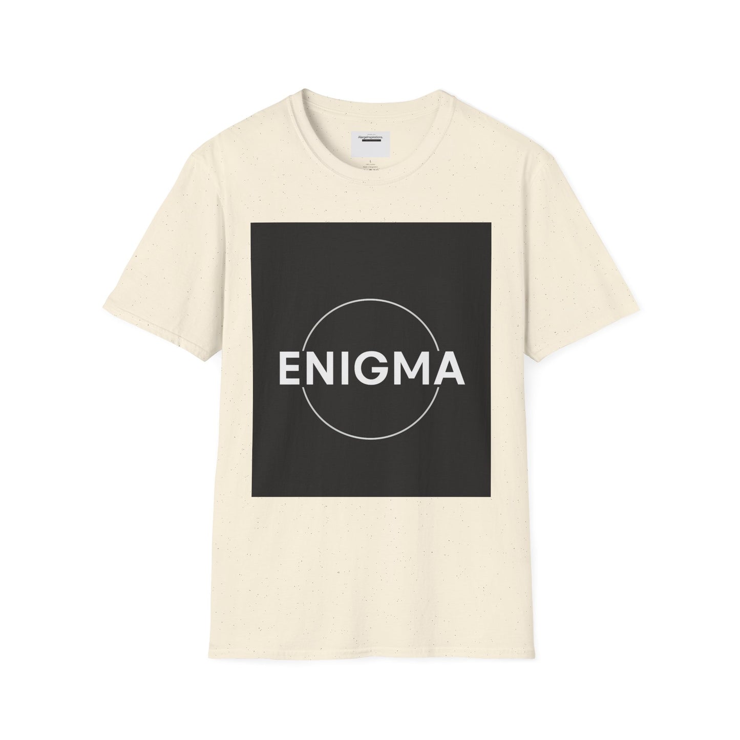 Unisex Enigma Softstyle T-Shirt , Unique Gift , Minimalist "ENIGMA" T-Shirt, Mystery & Inspiration Shirt, Comfortable Everyday Shirt