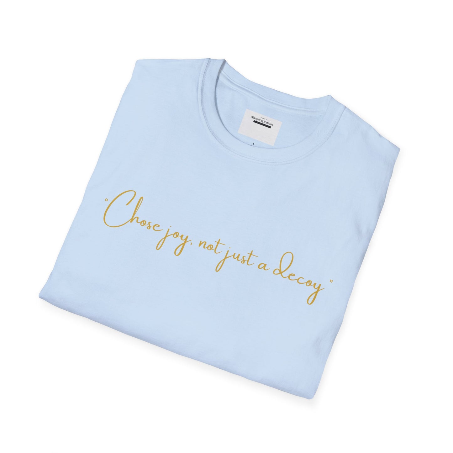 Inspirational Quote T-Shirt, Motivational Tee, Gift for Her, Casual Wear, Affirmation Shirt, Birthday Present, Simple Word-Only Typography