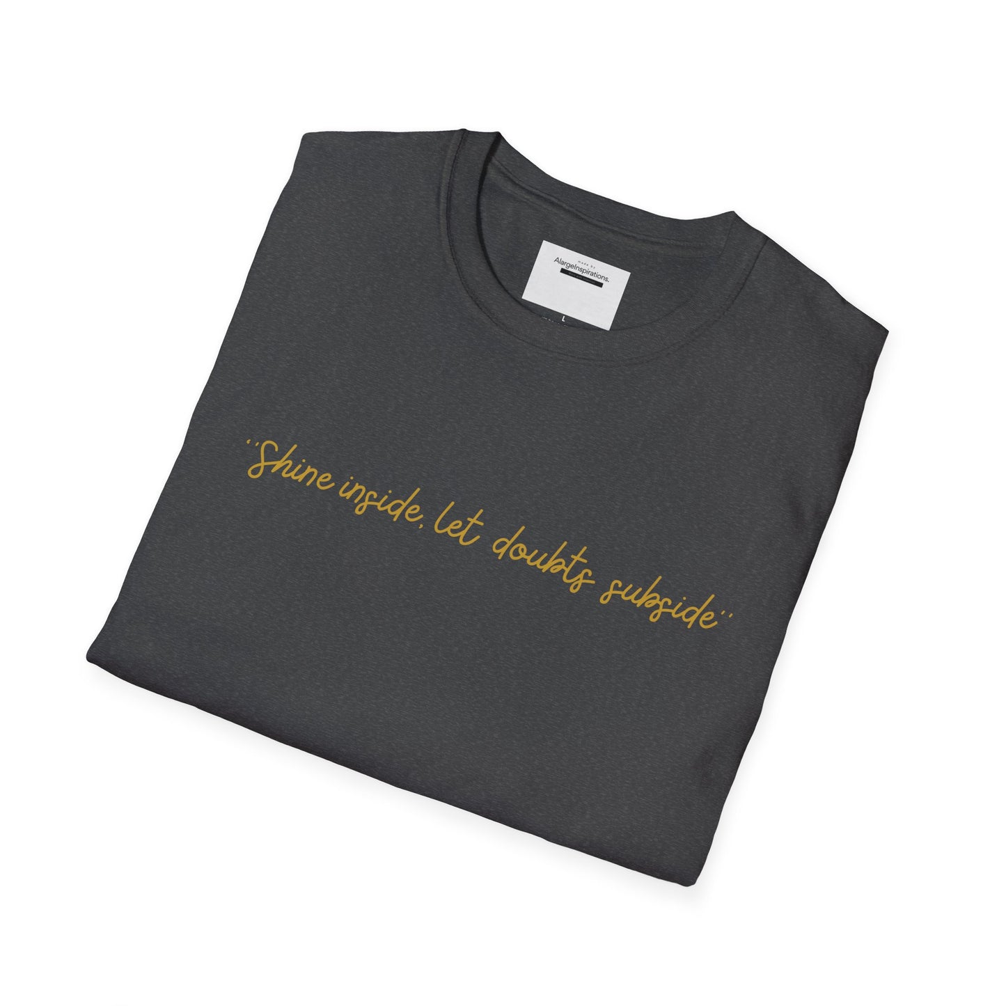 Inspirational Quote Unisex T-Shirt, Positive Affirmation Tee, Handwritten Script Tee, Casual Wear, Motivational Clothing,Everyday Motivation