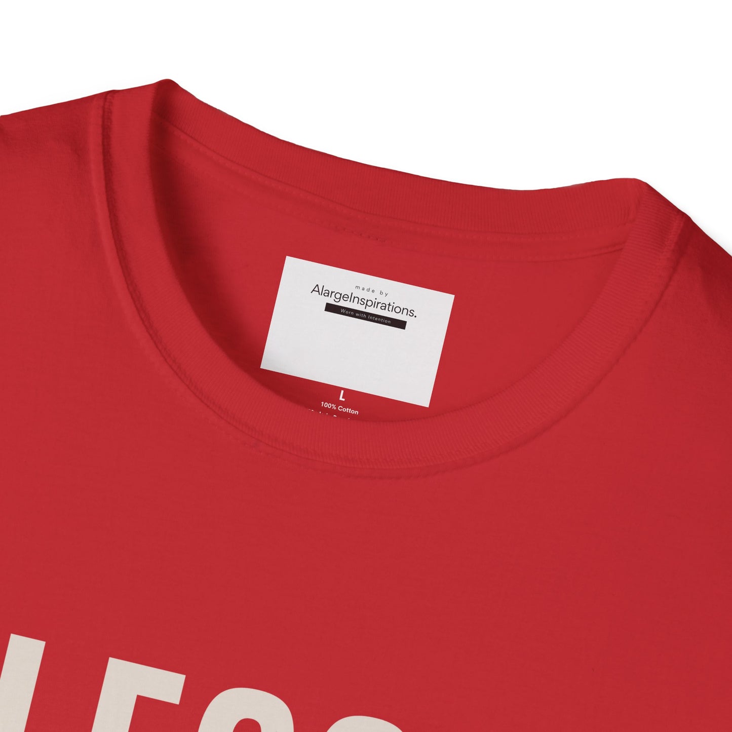 Blessed T-Shirt | Minimal Faith Typography Tee | Christian Inspirational Shirt | Simple Word T Shirt