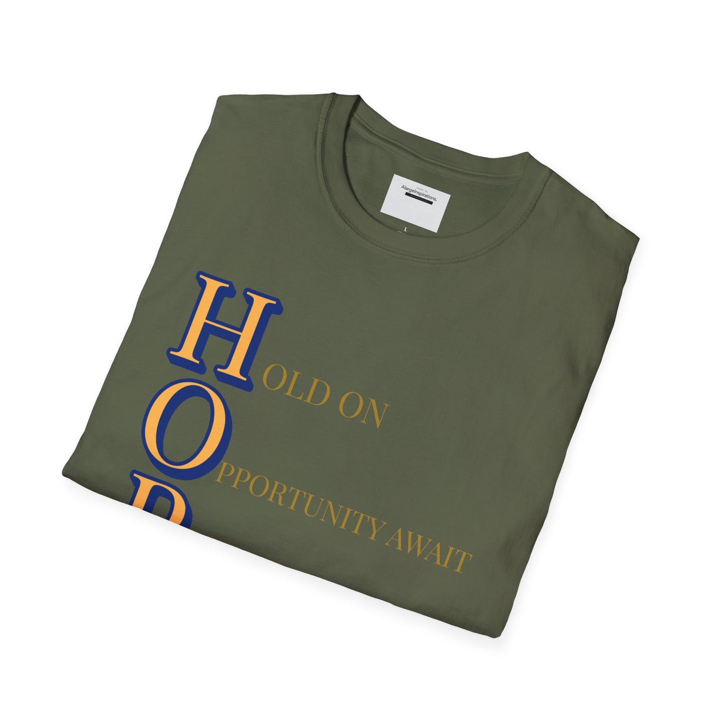 HOPE Acronym Inspirational T-Shirt - Comfort Wear, Gift for Encouragement, Motivational Tee, Positive Affirmation Shirt, Gift for Dreamers