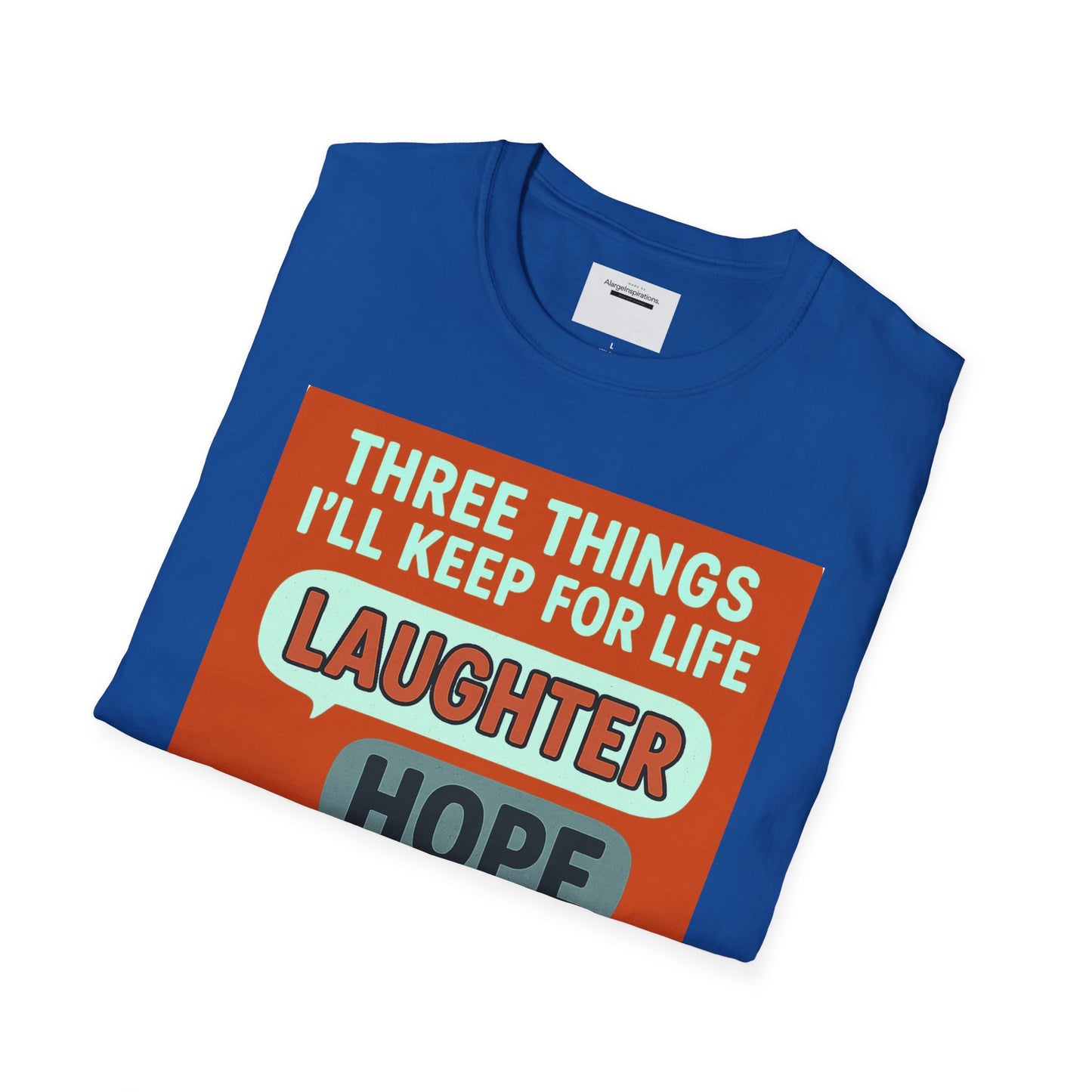 Laughter Hope Comfy Socks T-Shirt, Unisex Humor Tee, Fun Life Motto Shirt, Comfortable Apparel,Hope & Comfy Socks,Cozy Inspirational T-Shirt