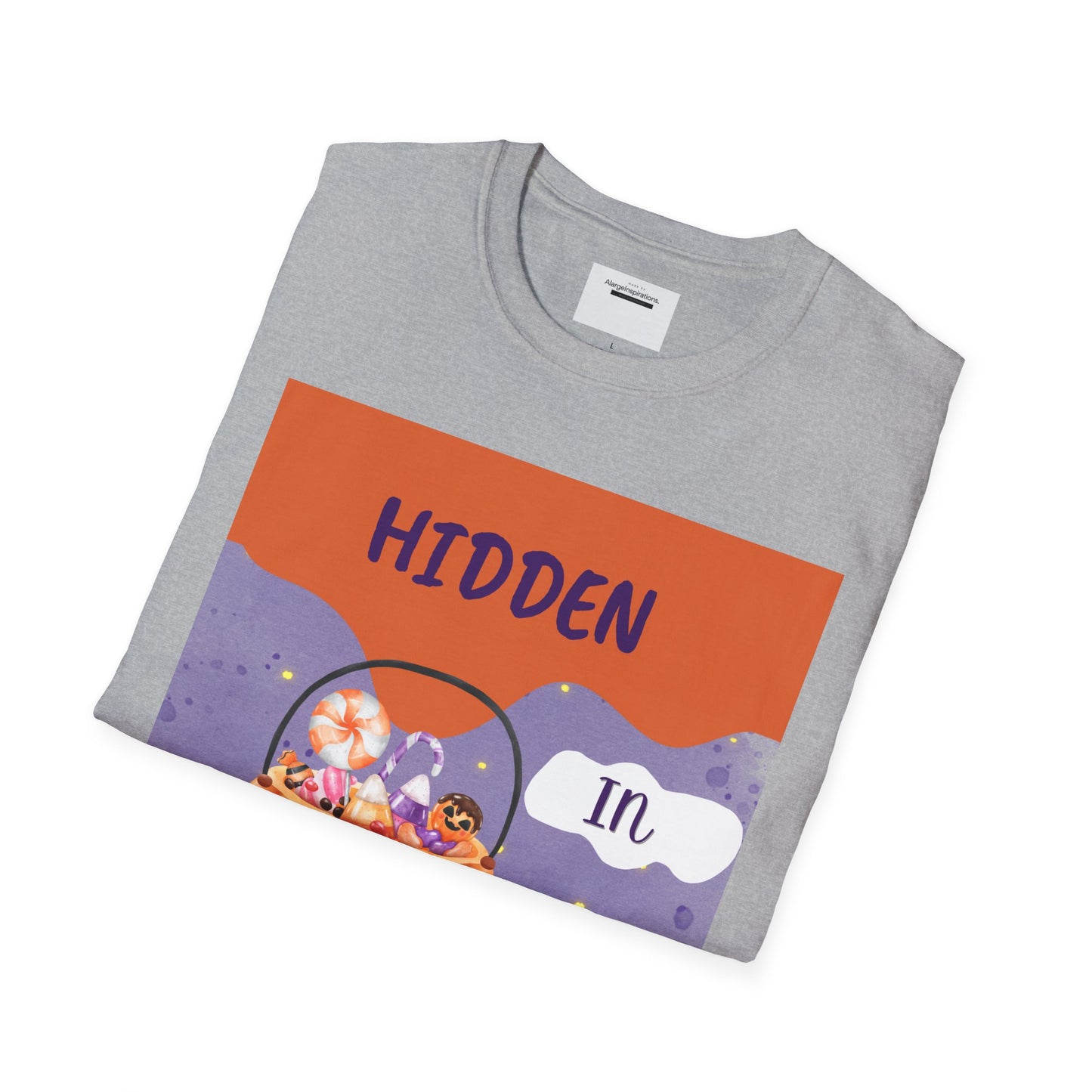 Halloween Pumpkin T-Shirt | Hidden in Plain Sight | Keep It Private T-Shirt for Fall, Keep It Private. Wear It Bold, Spooky Season,