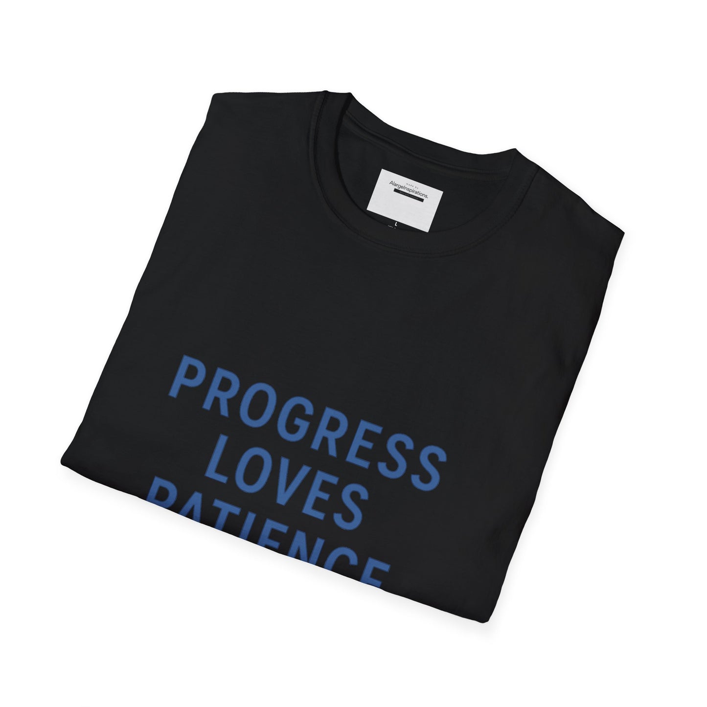 Progress Loves Patience Blueprint Timeline | Minimal Motivational Quote | Growth Mindset Wall Art | Planner & Engineer Inspiration