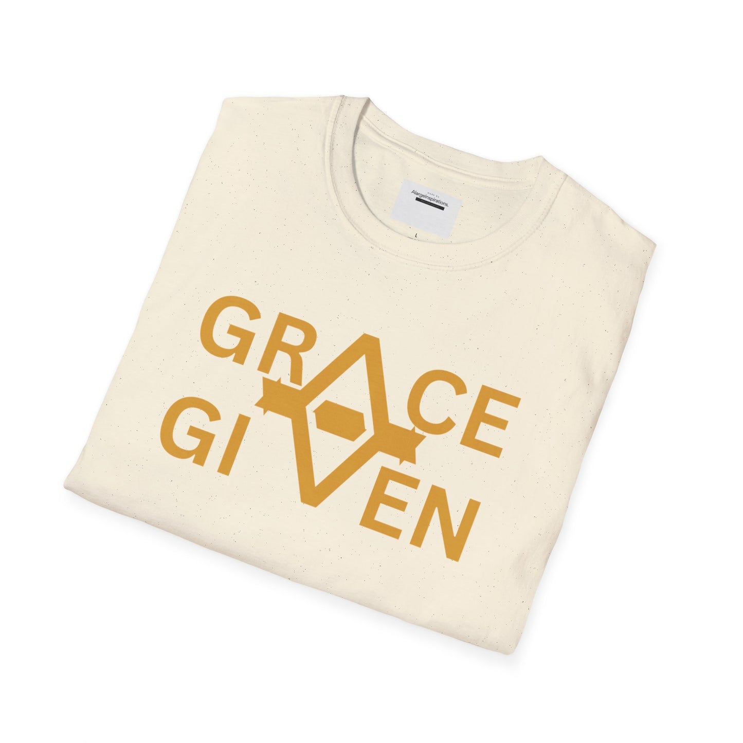 Inspirational Grace Given T-Shirt, Unisex Tee, Positive Affirmation Shirt, Spiritual Apparel,Minimalist Spiritual Apparel,Faith Inspired Tee