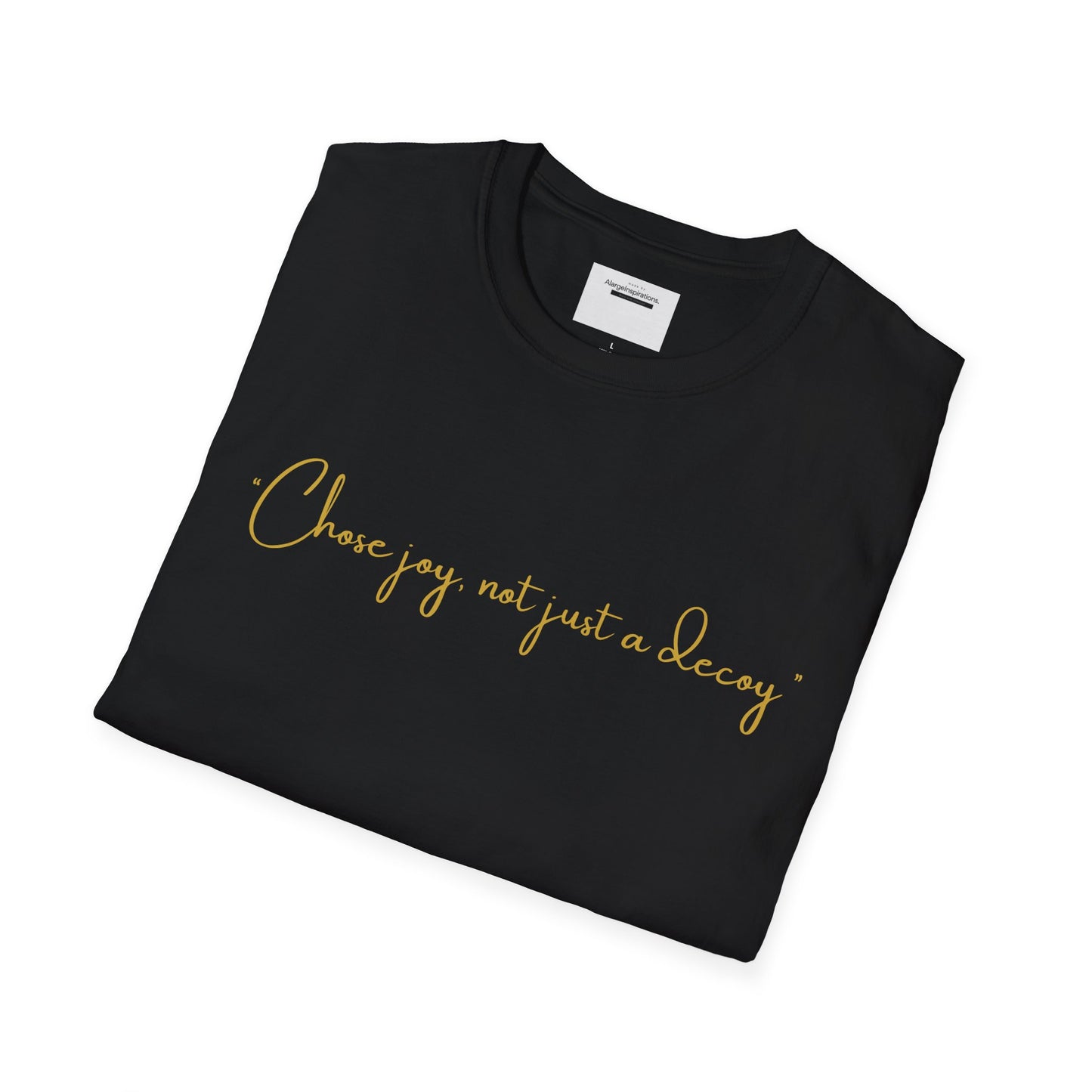 Inspirational Quote T-Shirt, Motivational Tee, Gift for Her, Casual Wear, Affirmation Shirt, Birthday Present, Simple Word-Only Typography