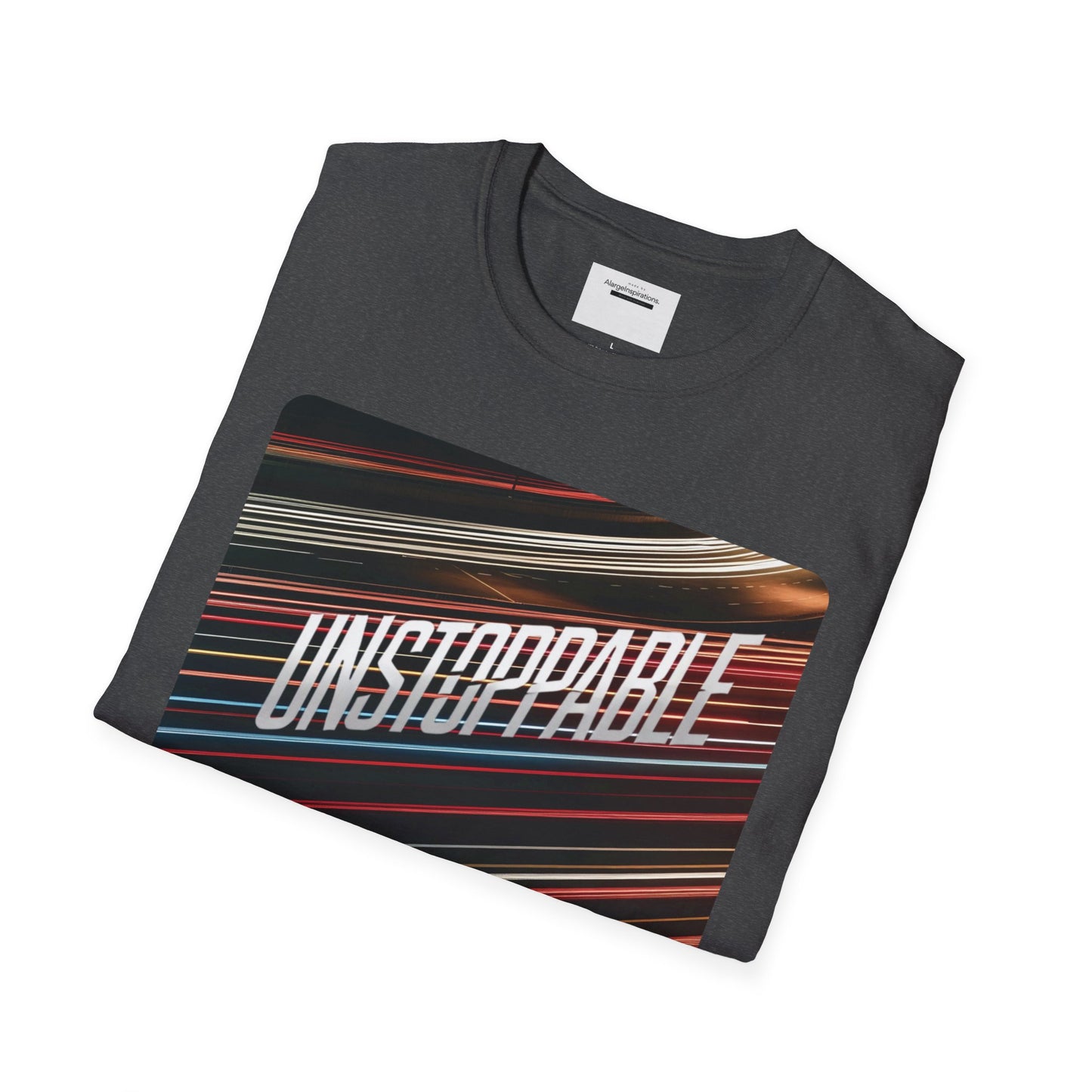 Unstoppable Unisex Softstyle T-Shirt, Motivational Shirt, Fitness Wear, Casual Outfit, Gift for Him/Her, Everyday Apparel, Goal getter,