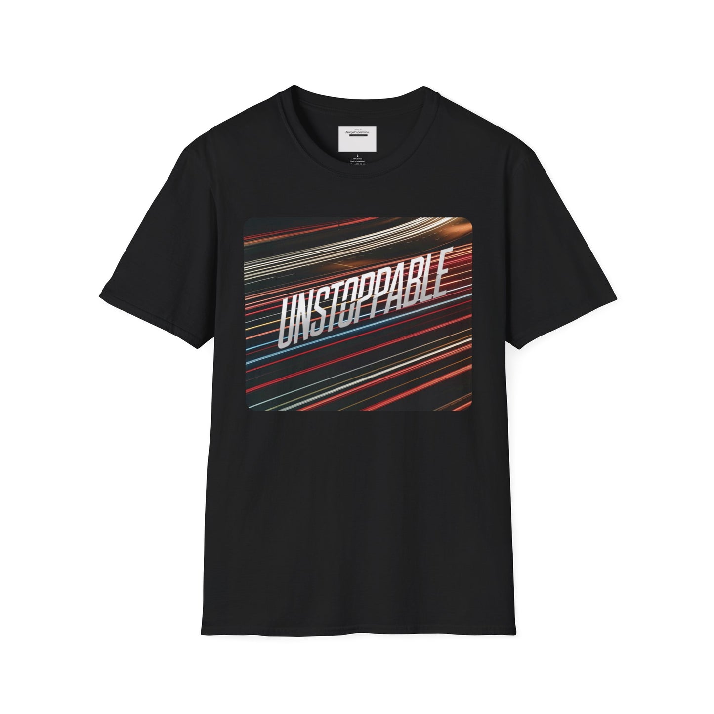 Unstoppable Unisex Softstyle T-Shirt, Motivational Shirt, Fitness Wear, Casual Outfit, Gift for Him/Her, Everyday Apparel, Goal getter,