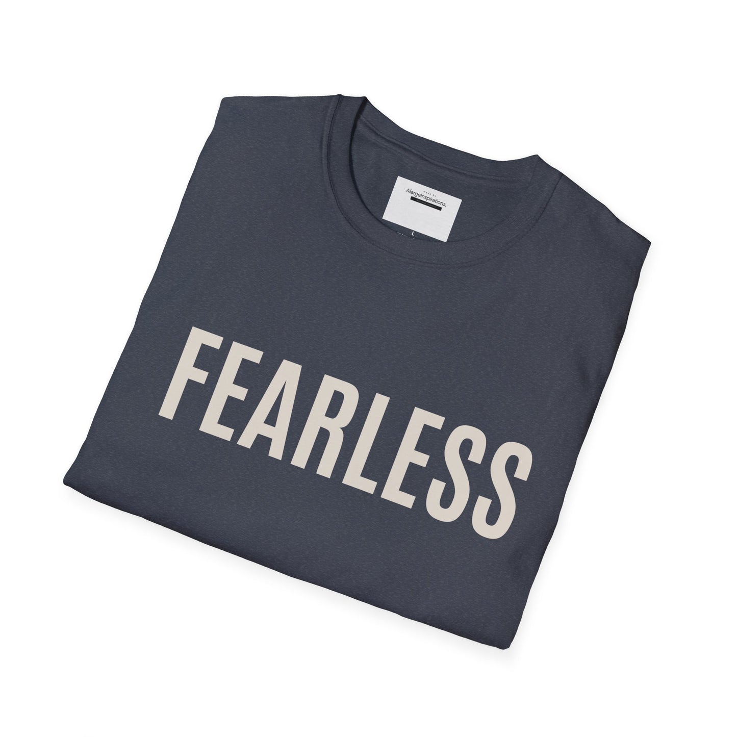 Fearless Christian Shirt | Faith Inspired TShirt for Women & Men | Bible Verse Courage Tee | Bold Minimalist Streetwear | Spiritual Gift