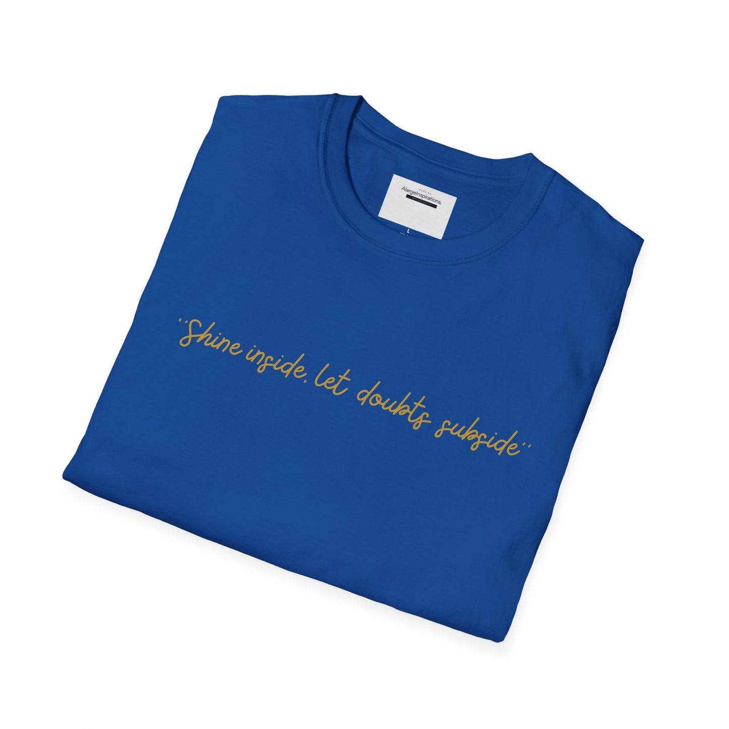 Inspirational Quote Unisex T-Shirt, Positive Affirmation Tee, Handwritten Script Tee, Casual Wear, Motivational Clothing,Everyday Motivation