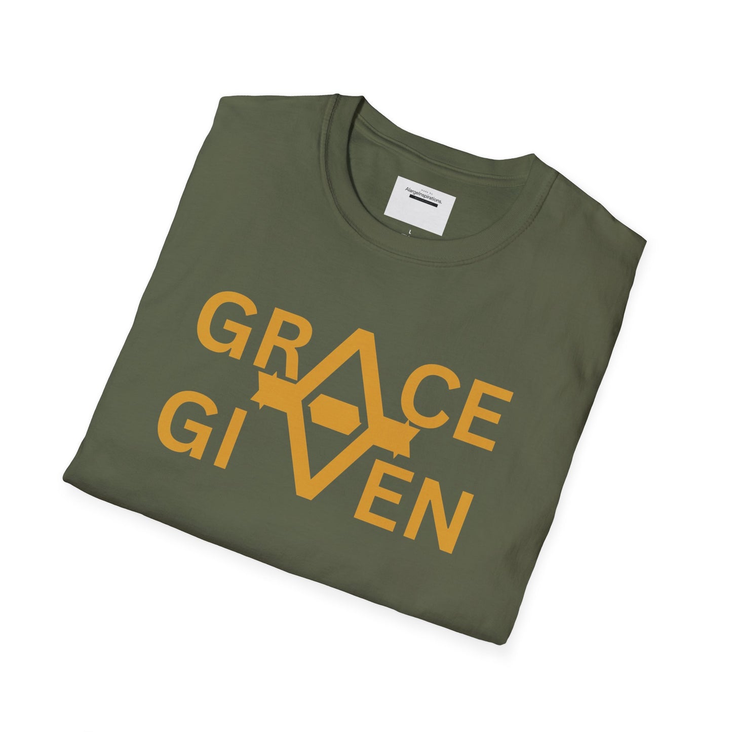 Inspirational Grace Given T-Shirt, Unisex Tee, Positive Affirmation Shirt, Spiritual Apparel,Minimalist Spiritual Apparel,Faith Inspired Tee