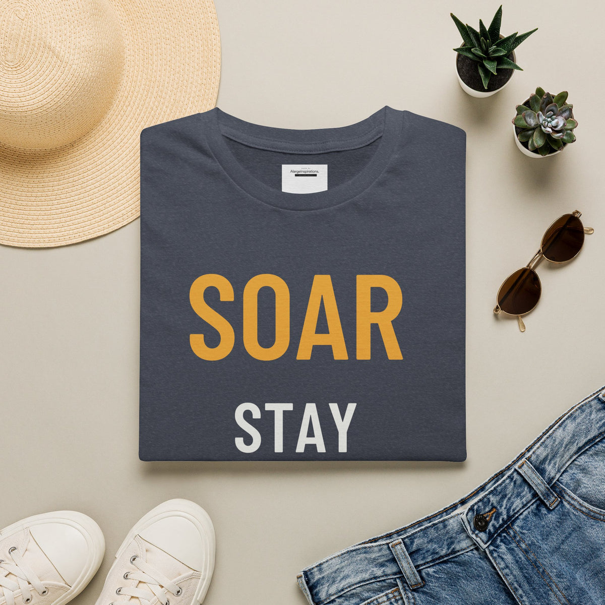Soar & Stay Optimistic |  Daily Inspiration T-Shirt