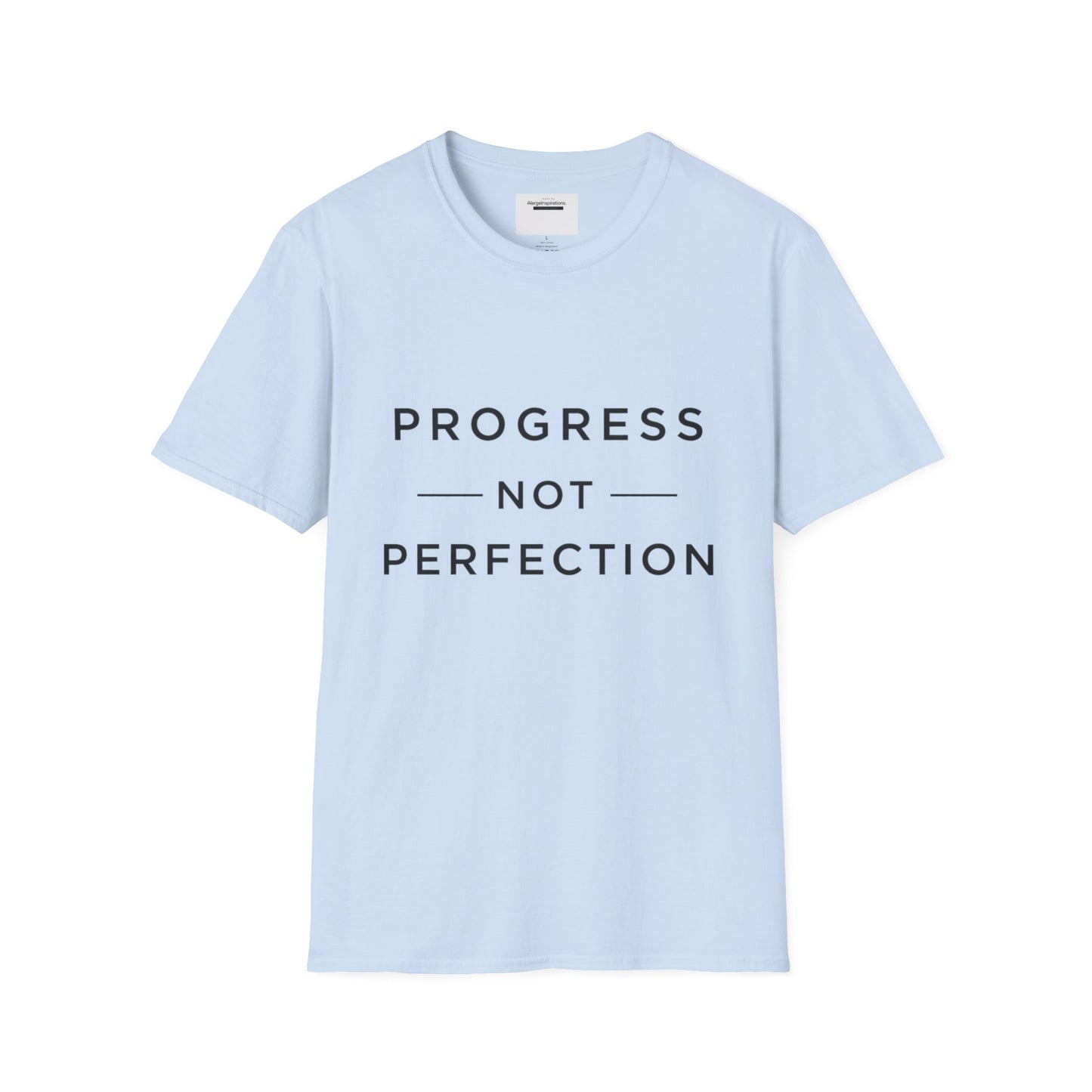Progress Not Perfection T-Shirt | Sarcastic Motivational Tee | Anti Perfectionism Humor | Real Life Motivation Shirt |Relatable Quote Tee