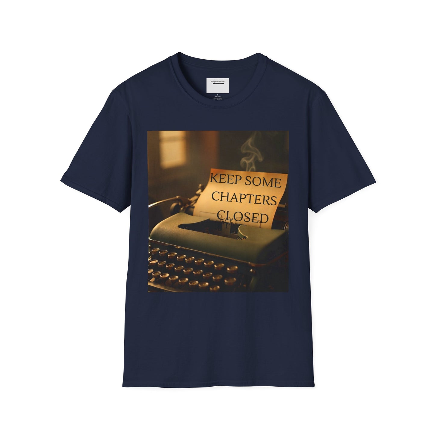 Inspirational Quote T-Shirt | Keep Some Chapters Closed, Gift Idea, Literary Tee, Unisex Apparel, Cozy Outfit, Vintage Quote Shirt,