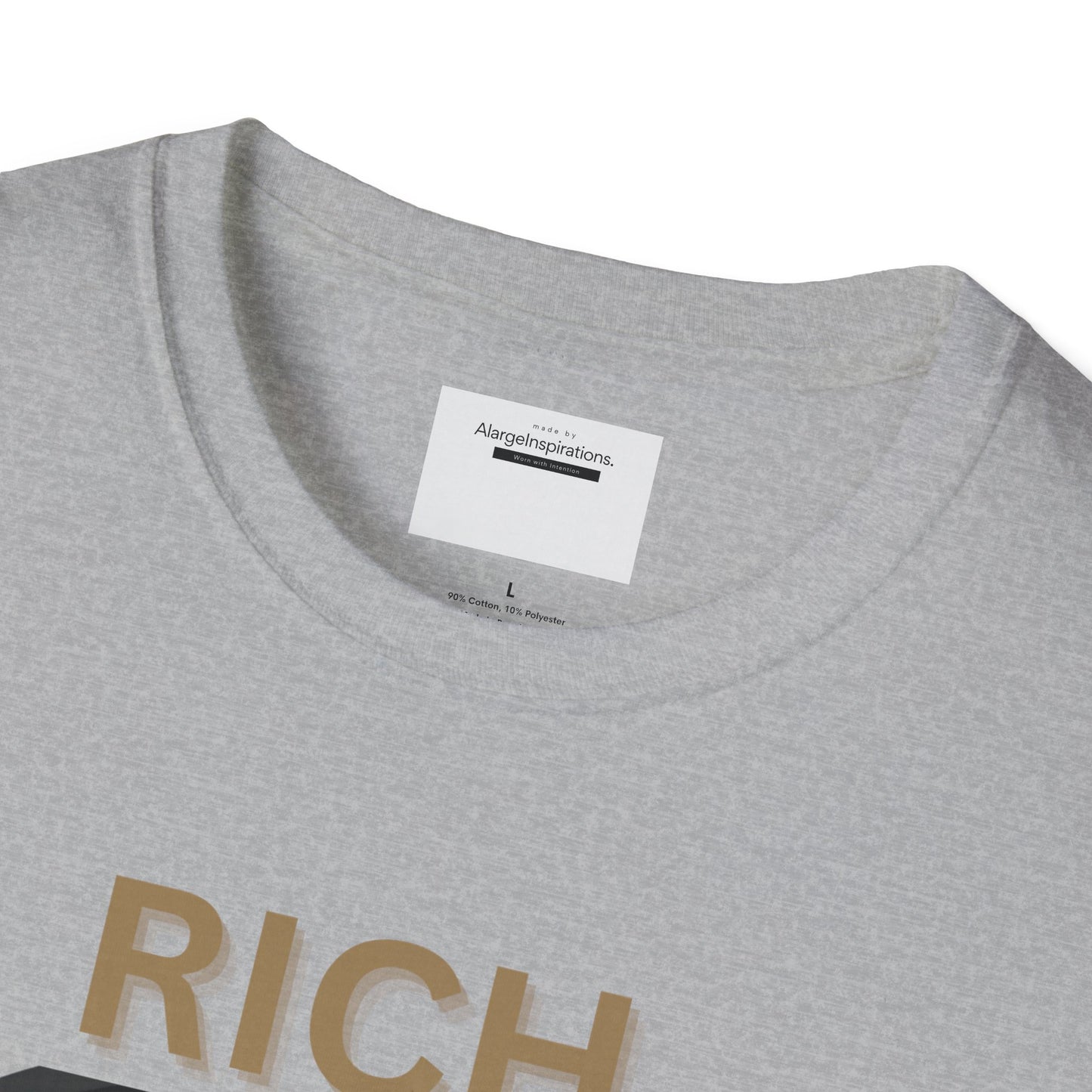 Rich Mindset Unisex T-Shirt | Daily Motivational Gift Apparel, Inspirational Shirt, Positive Gift for Christmas, Birthday, Thanksgiving,