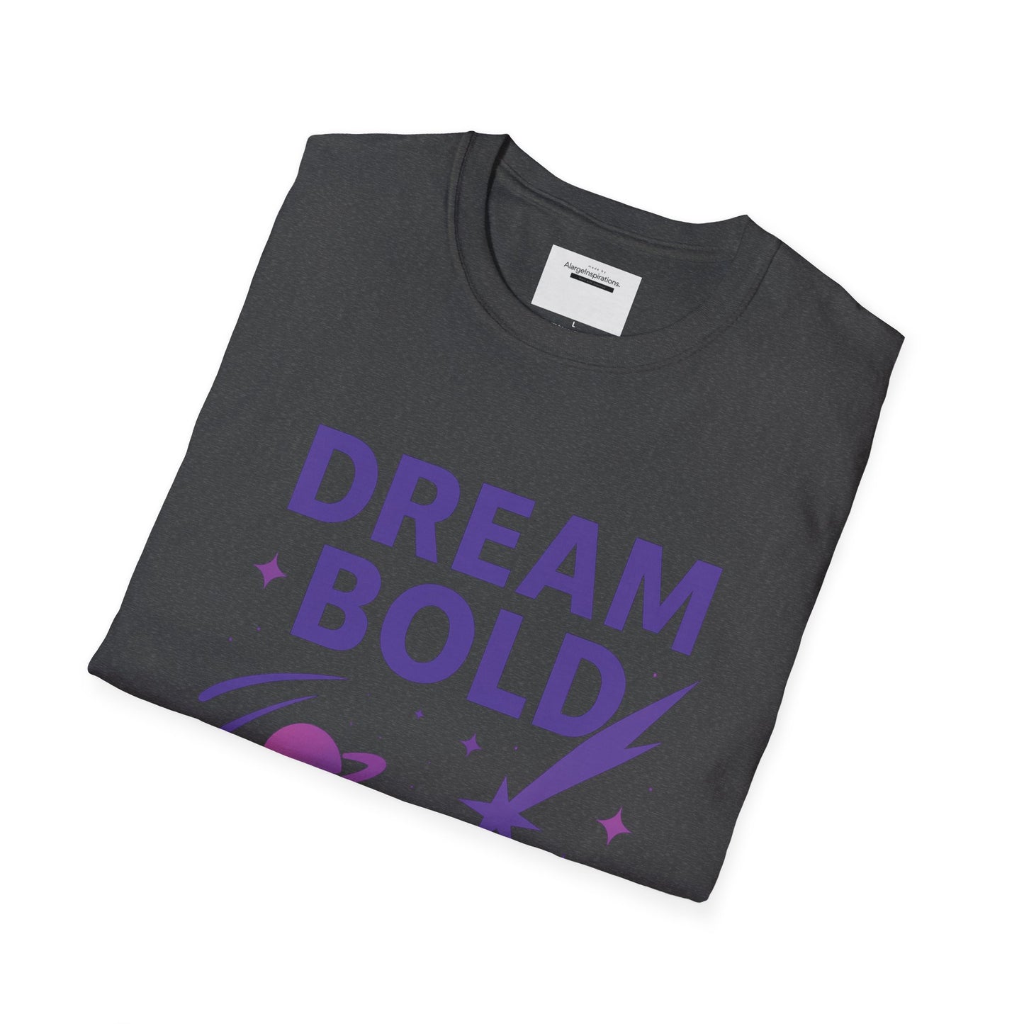 Dream Bold Watch Life Unfold Shirt | Galaxy Shooting Stars Tee, Cosmic Motivation Quote, Inspirational Space GraphicT-Shirt, Space Quote Tee