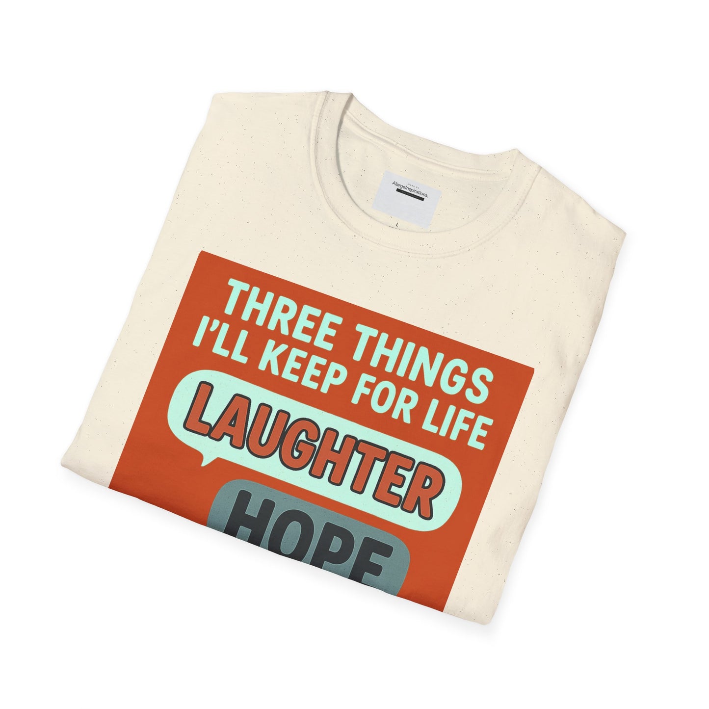 Laughter Hope Comfy Socks T-Shirt, Unisex Humor Tee, Fun Life Motto Shirt, Comfortable Apparel,Hope & Comfy Socks,Cozy Inspirational T-Shirt