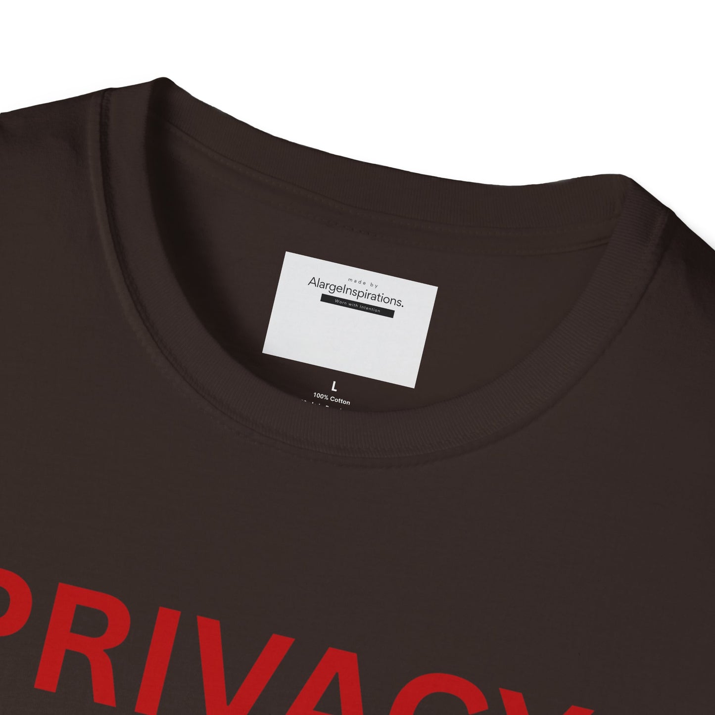 Privacy Over Publicity Unisex T-Shirt | Introvert Lifestyle Shirt, Gift for Privacy Advocate, Everyday Comfort Tee,Keep It Private Quote Tee