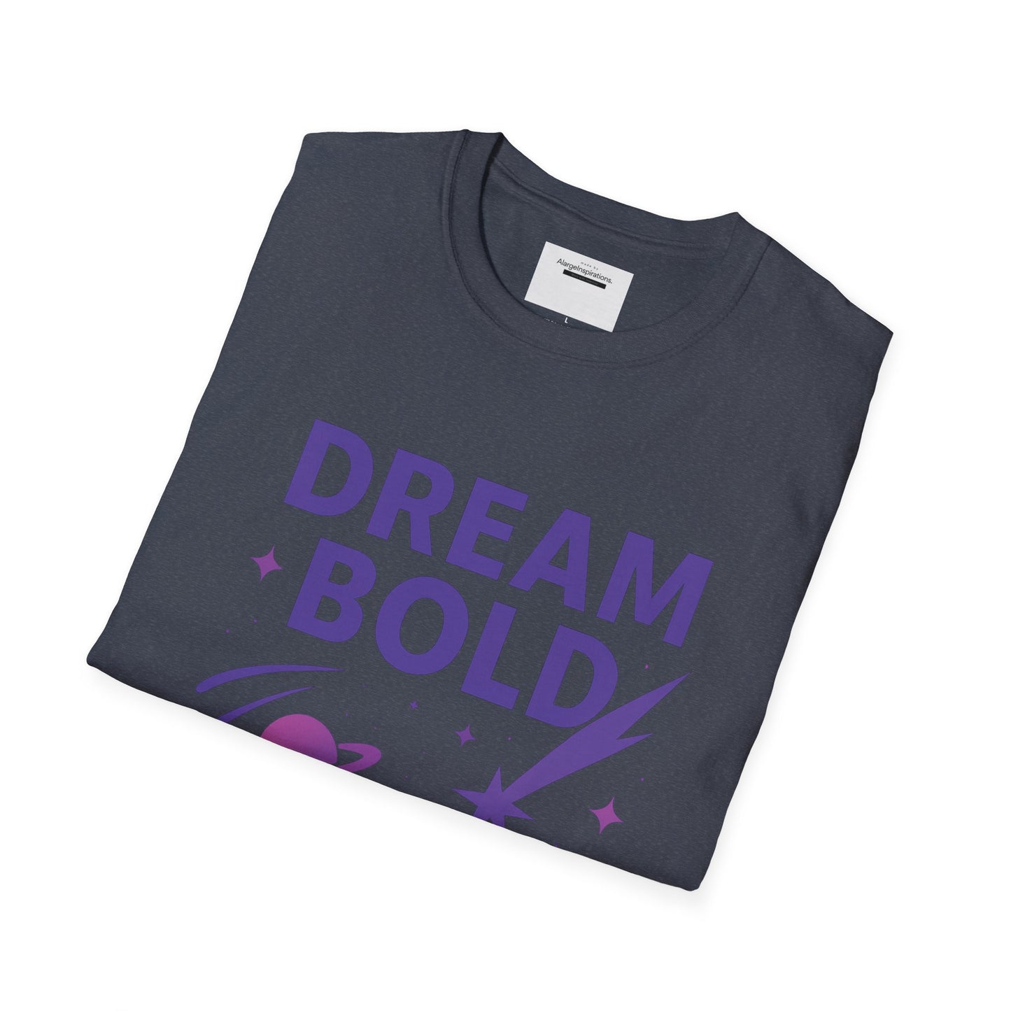 Dream Bold Watch Life Unfold Shirt | Galaxy Shooting Stars Tee, Cosmic Motivation Quote, Inspirational Space GraphicT-Shirt, Space Quote Tee