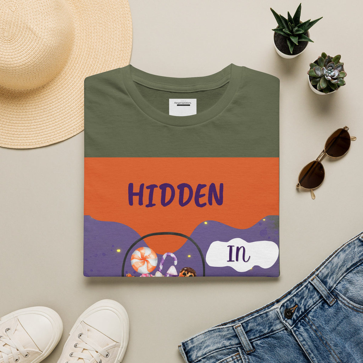 Hidden in Plain Sight | Halloween Pumpkin | T-Shirt for Fall