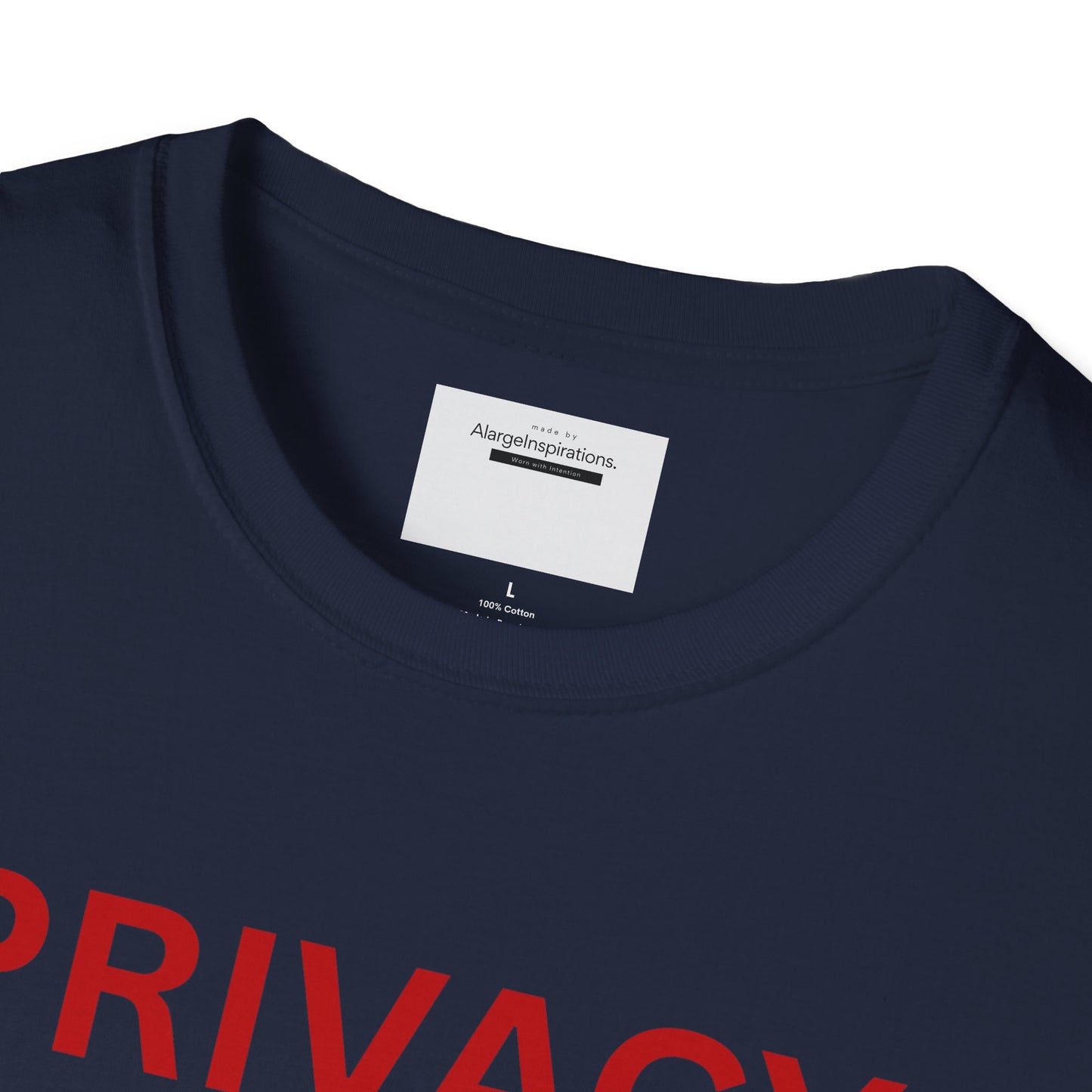 Privacy Over Publicity Unisex T-Shirt | Introvert Lifestyle Shirt, Gift for Privacy Advocate, Everyday Comfort Tee,Keep It Private Quote Tee