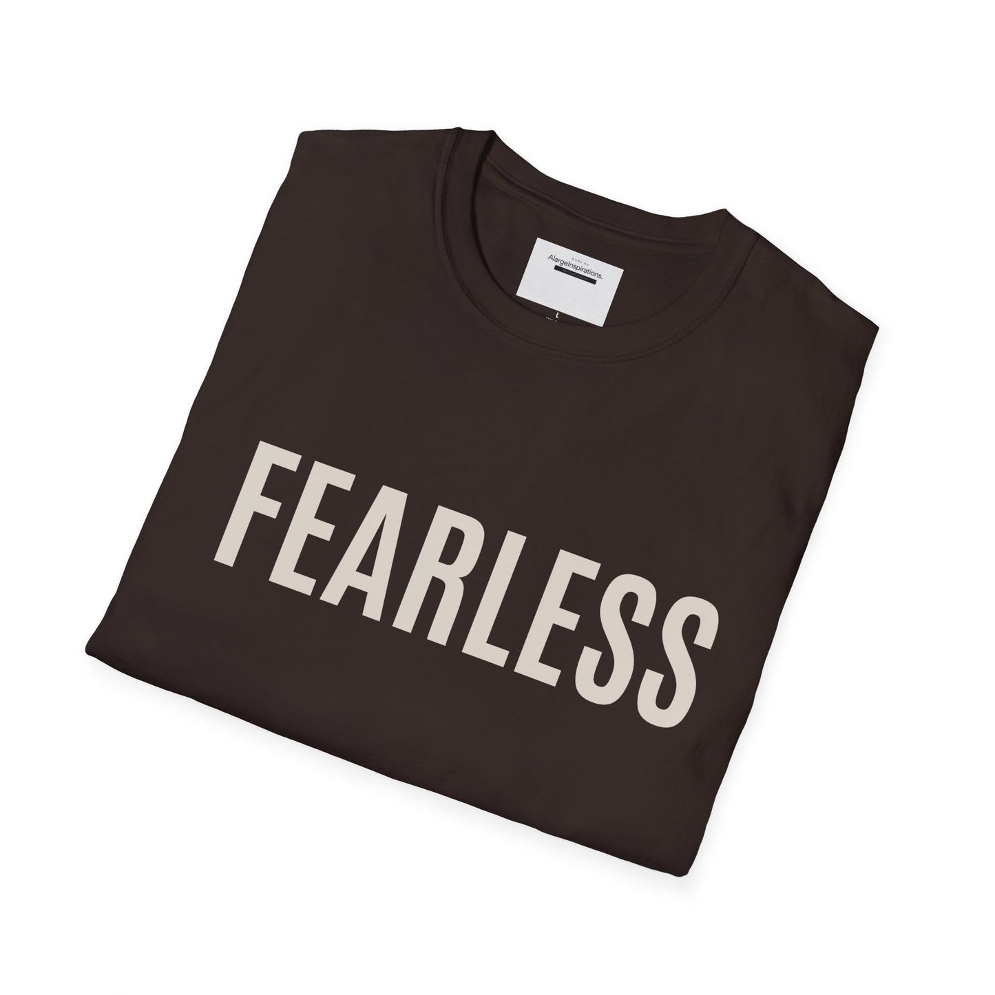 Fearless Christian Shirt | Faith Inspired TShirt for Women & Men | Bible Verse Courage Tee | Bold Minimalist Streetwear | Spiritual Gift
