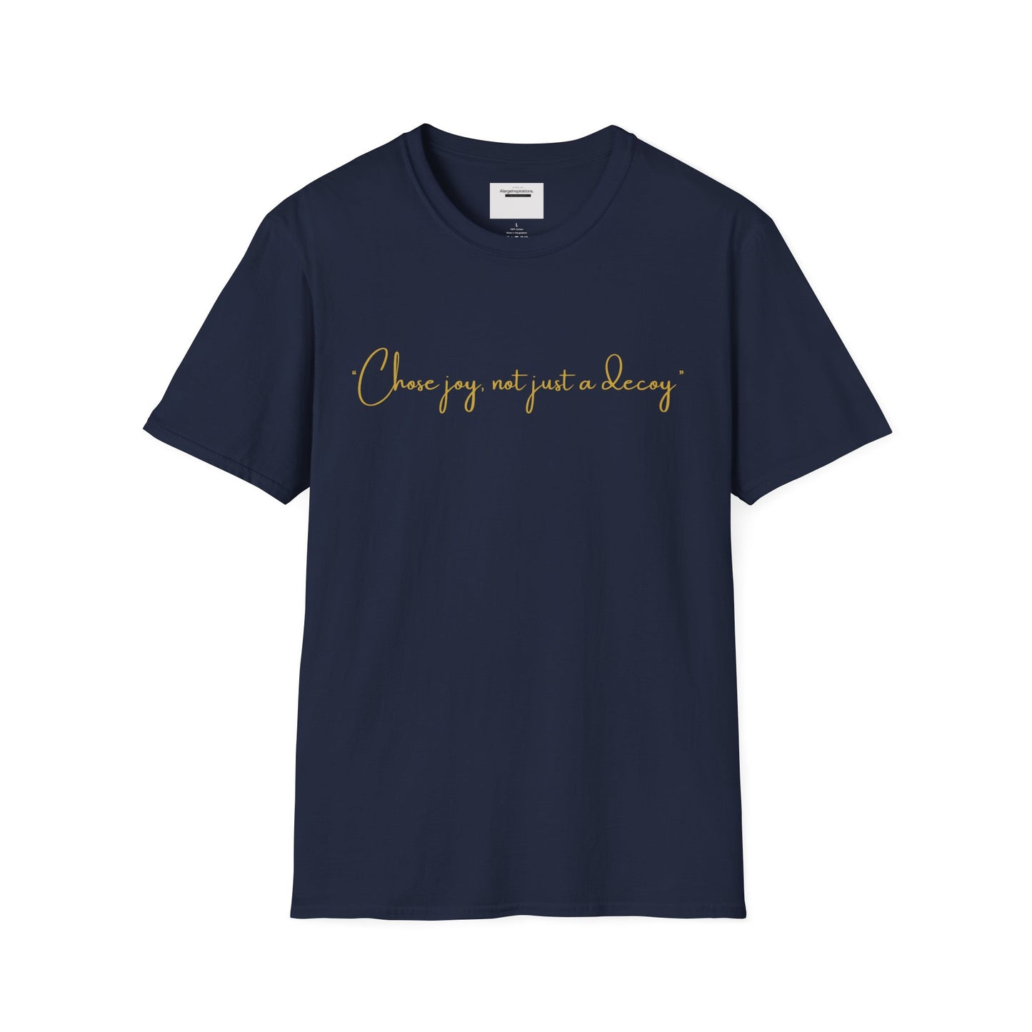 Inspirational Quote T-Shirt, Motivational Tee, Gift for Her, Casual Wear, Affirmation Shirt, Birthday Present, Simple Word-Only Typography