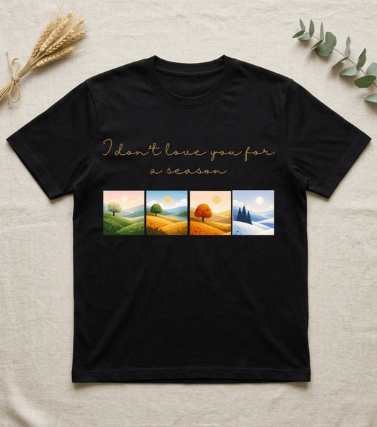I Dont Love You for a Season  | Four Seasons Love T-Shirt