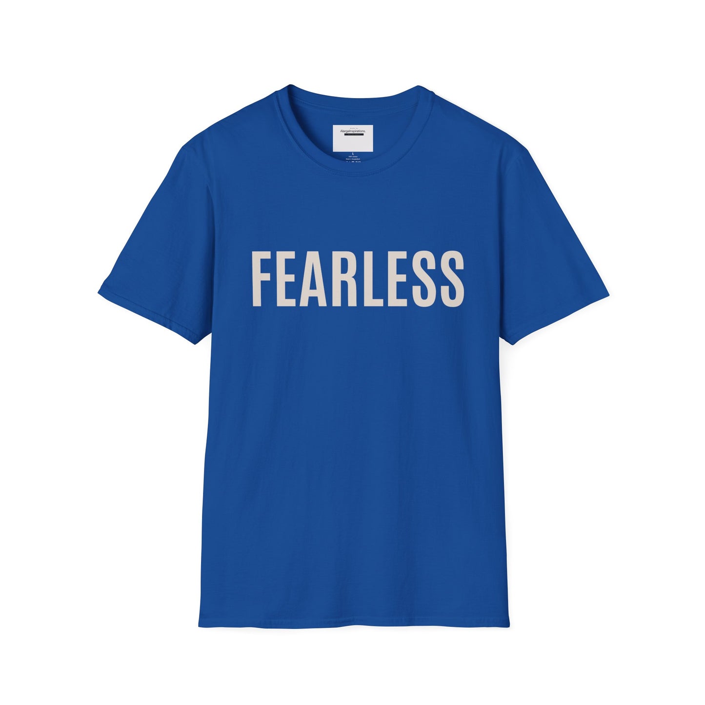 Fearless Christian Shirt | Faith Inspired TShirt for Women & Men | Bible Verse Courage Tee | Bold Minimalist Streetwear | Spiritual Gift
