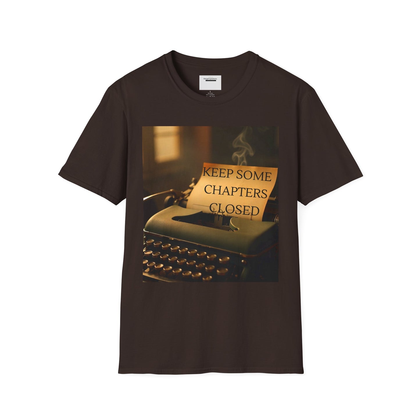 Inspirational Quote T-Shirt | Keep Some Chapters Closed, Gift Idea, Literary Tee, Unisex Apparel, Cozy Outfit, Vintage Quote Shirt,
