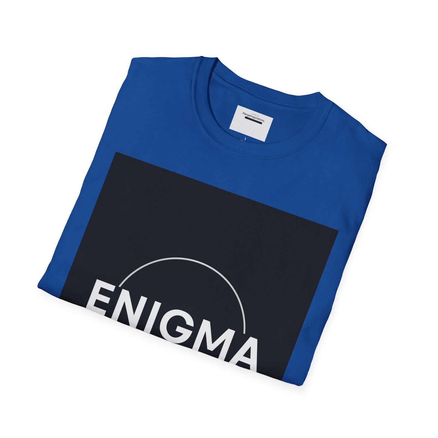 Unisex Enigma Softstyle T-Shirt , Unique Gift , Minimalist "ENIGMA" T-Shirt, Mystery & Inspiration Shirt, Comfortable Everyday Shirt