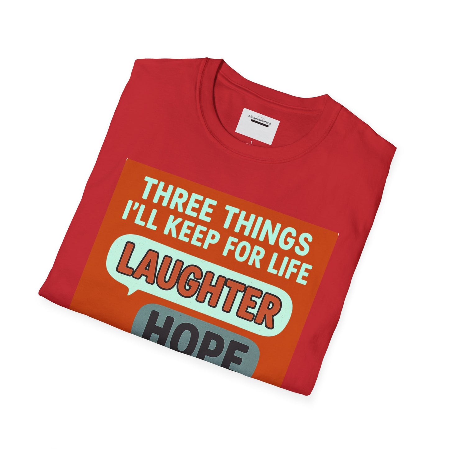 Laughter Hope Comfy Socks T-Shirt, Unisex Humor Tee, Fun Life Motto Shirt, Comfortable Apparel,Hope & Comfy Socks,Cozy Inspirational T-Shirt