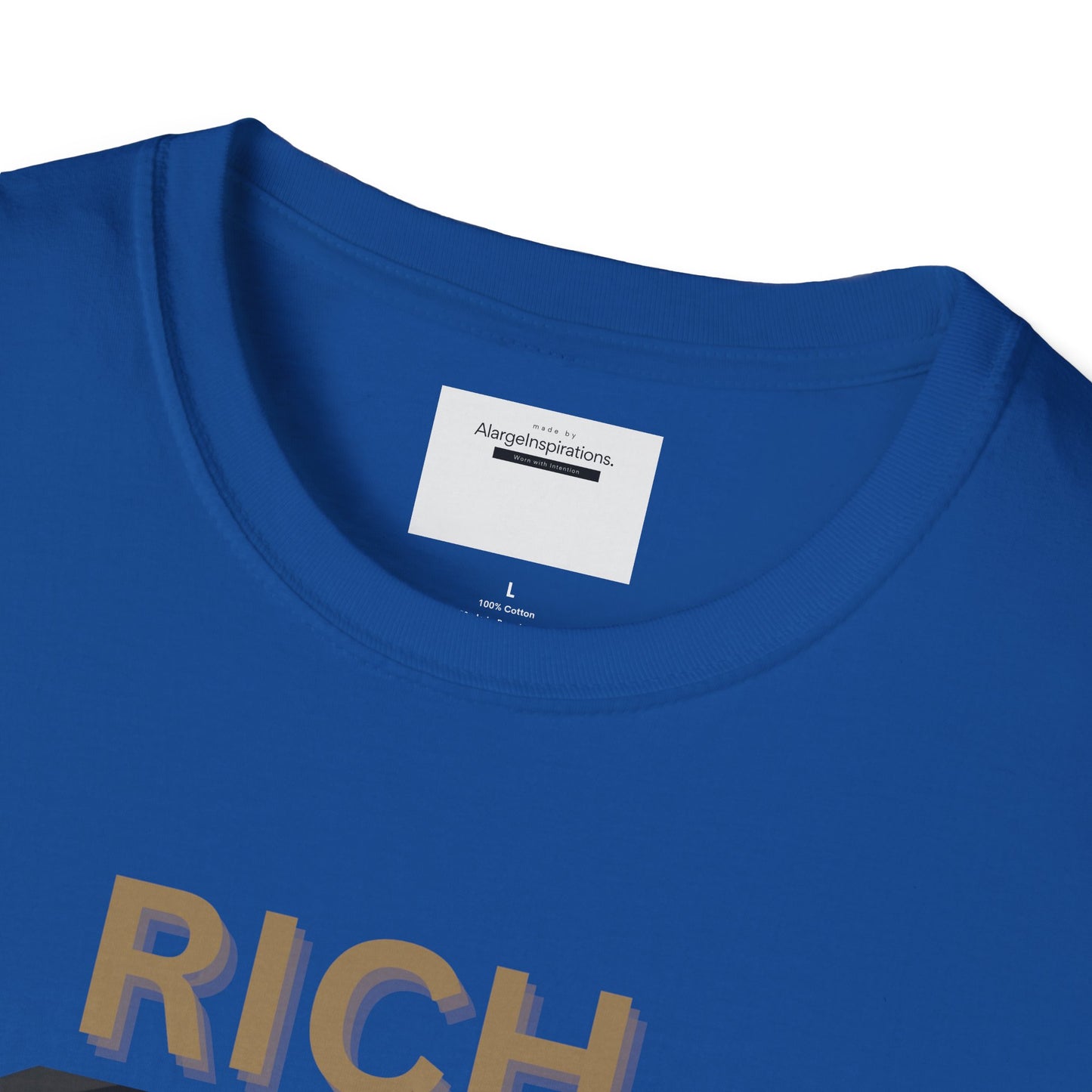 Rich Mindset Unisex T-Shirt | Daily Motivational Gift Apparel, Inspirational Shirt, Positive Gift for Christmas, Birthday, Thanksgiving,