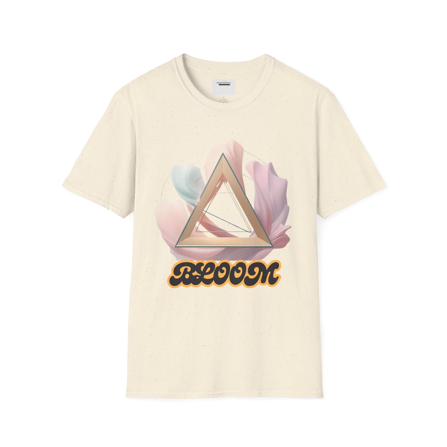 Blooming Vibes Unisex Softstyle T-Shirt, Floral Tee, Feminine Style Shirt, Spring Outfit, Gift for Her, Nature Lover Tee,Self Love Shirt