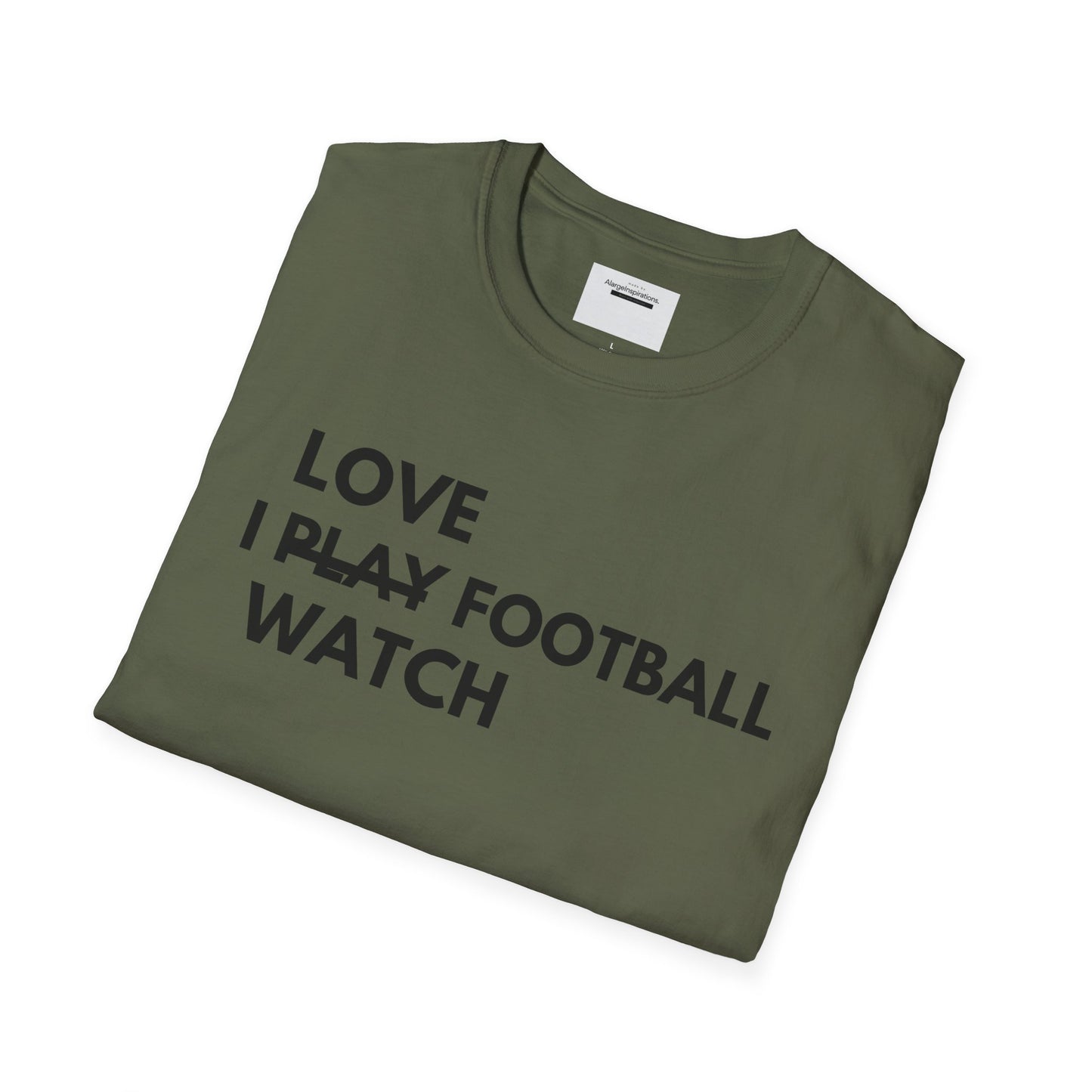 Unisex Sports Love T-Shirt, Sports Fan Tee, Gift for Soccer Lovers, Casual Wear, Game Day Top,Game Day tee, Gift for Football Fans, Golf Tee
