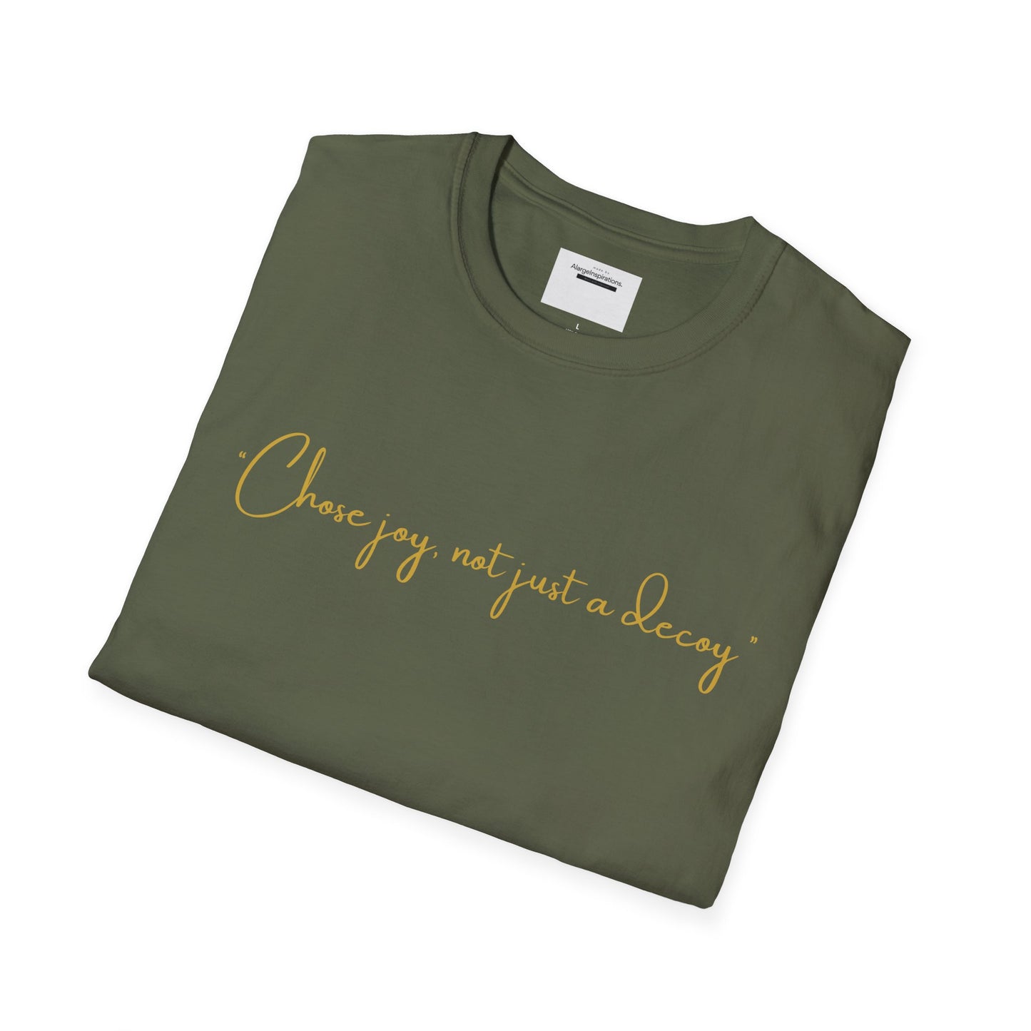Inspirational Quote T-Shirt, Motivational Tee, Gift for Her, Casual Wear, Affirmation Shirt, Birthday Present, Simple Word-Only Typography