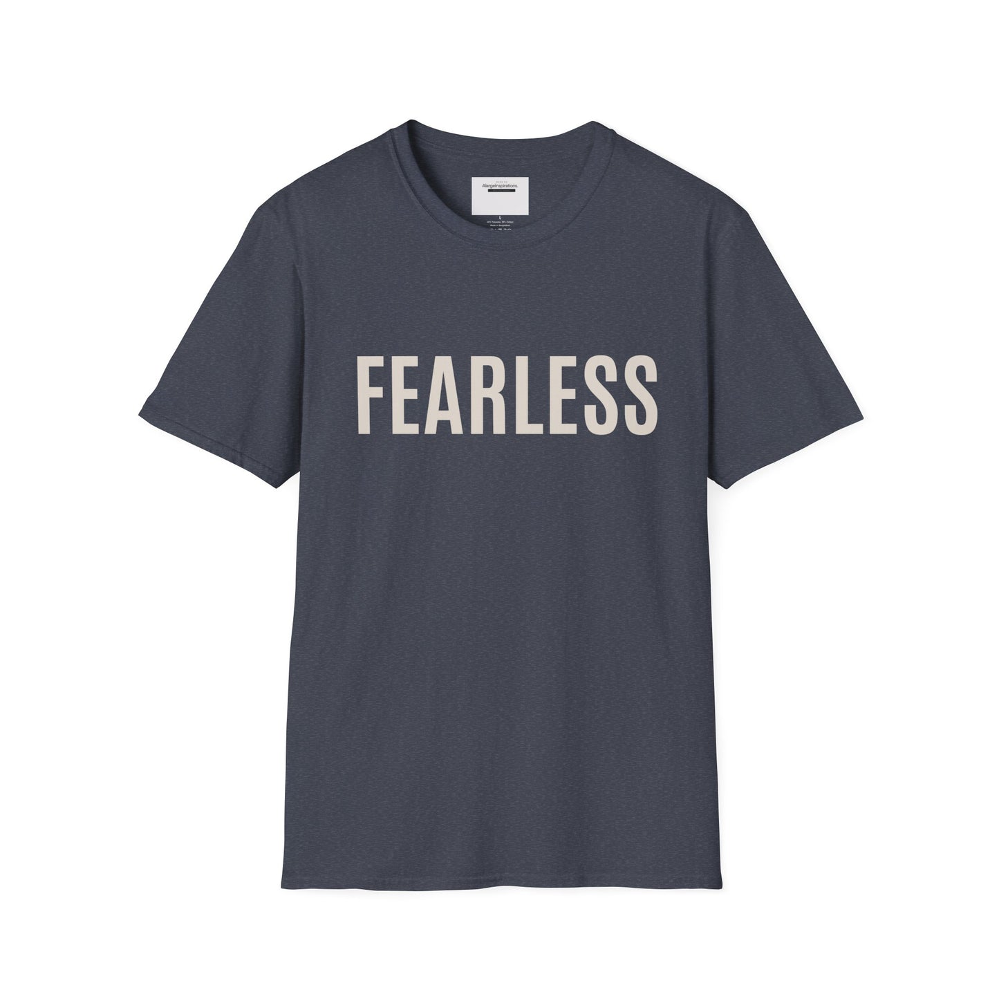 Fearless Christian Shirt | Faith Inspired TShirt for Women & Men | Bible Verse Courage Tee | Bold Minimalist Streetwear | Spiritual Gift