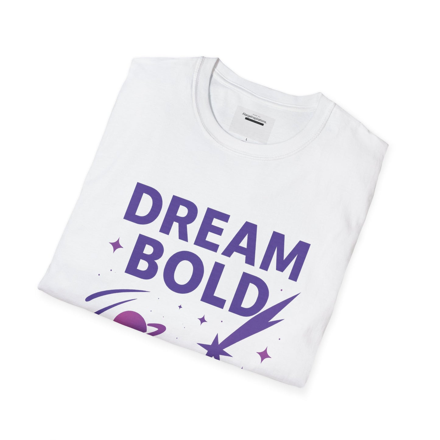 Dream Bold Watch Life Unfold Shirt | Galaxy Shooting Stars Tee, Cosmic Motivation Quote, Inspirational Space GraphicT-Shirt, Space Quote Tee