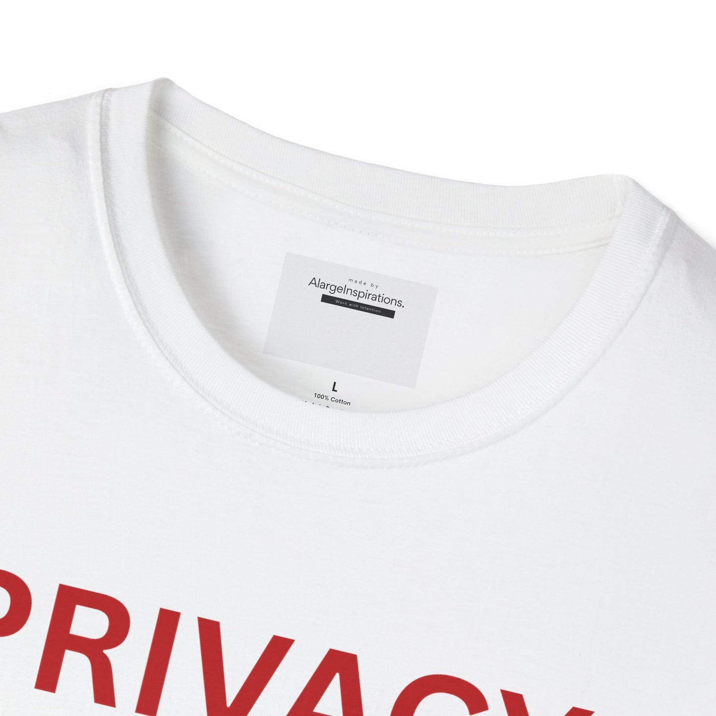 Privacy Over Publicity Unisex T-Shirt | Introvert Lifestyle Shirt, Gift for Privacy Advocate, Everyday Comfort Tee,Keep It Private Quote Tee